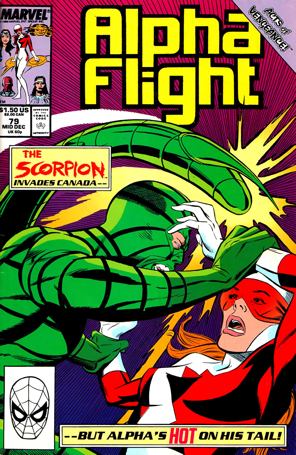 Read online Alpha Flight (1983) comic -  Issue #79 - 1