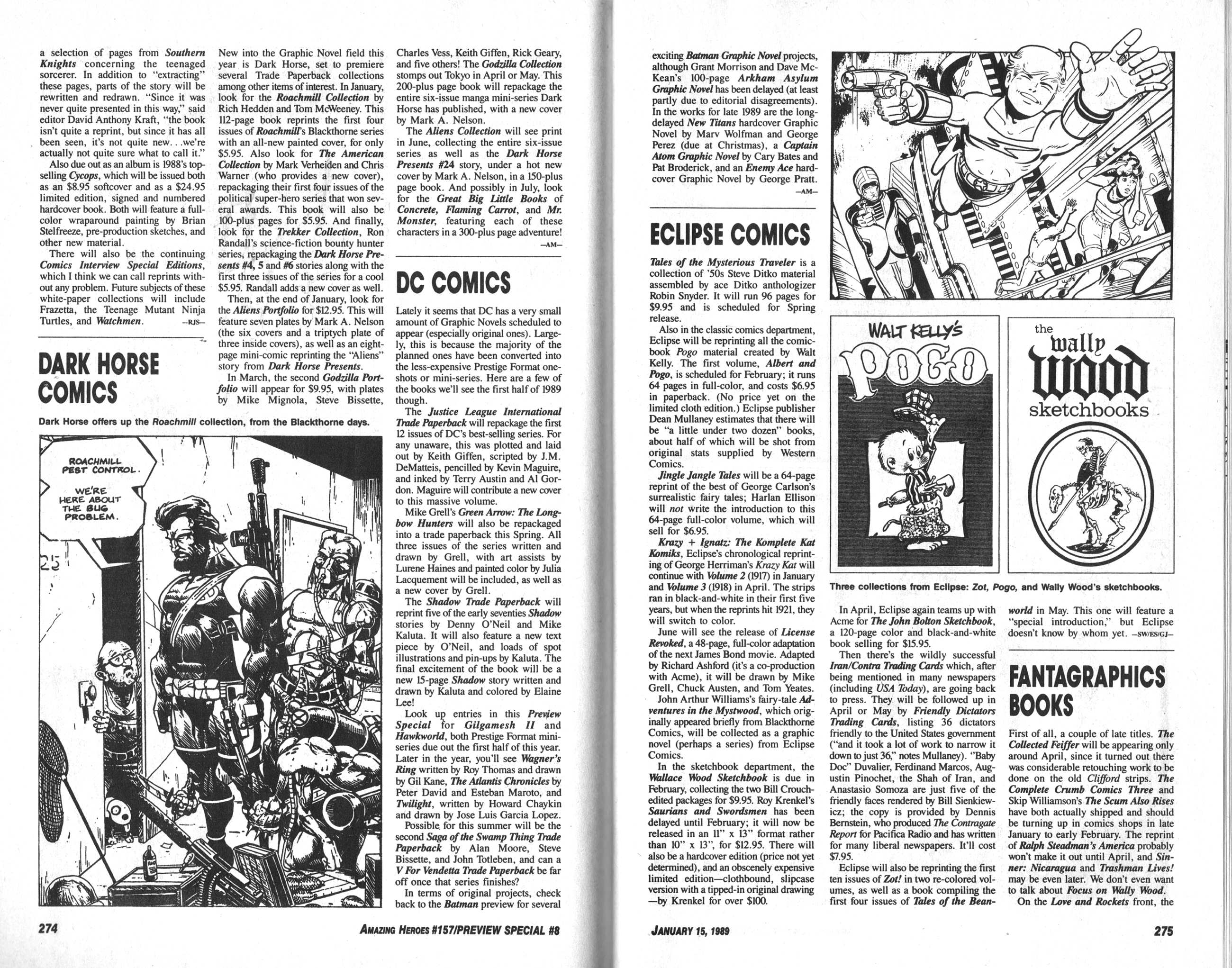 Read online Amazing Heroes comic -  Issue #157 - 138