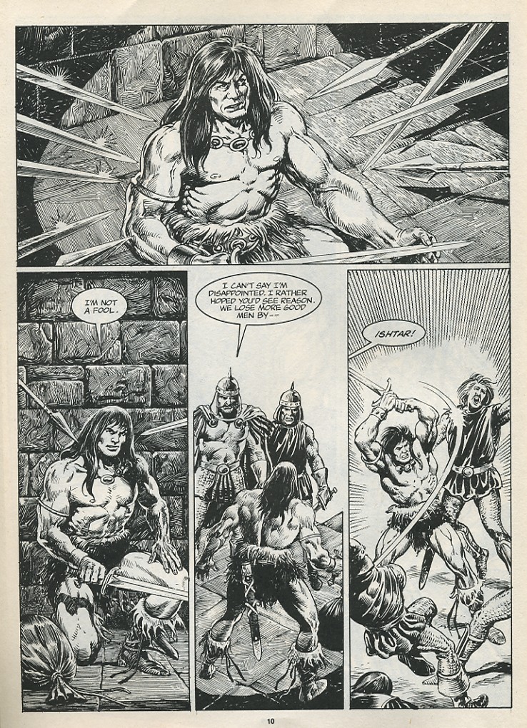 Read online The Savage Sword Of Conan comic -  Issue #174 - 12