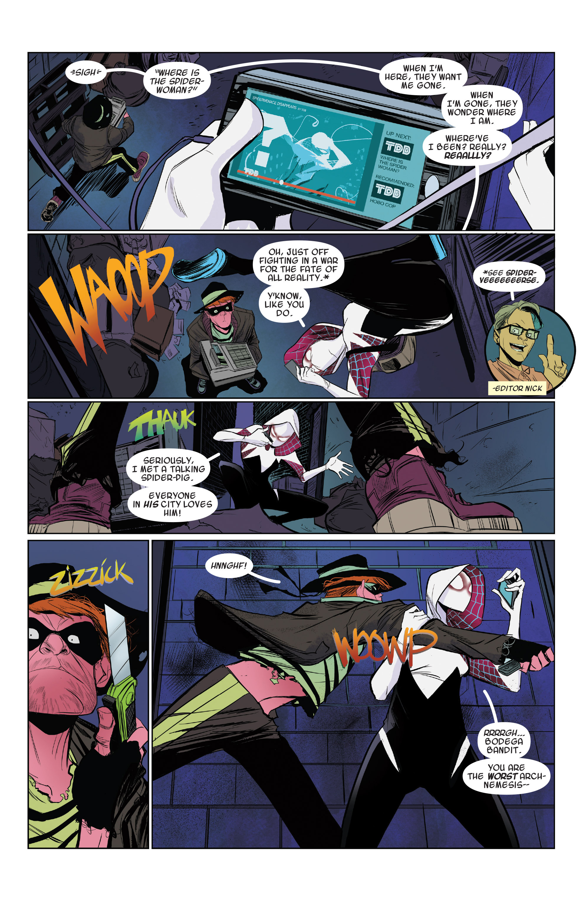 Read online Spider-Gwen [I] comic -  Issue #1 - 6