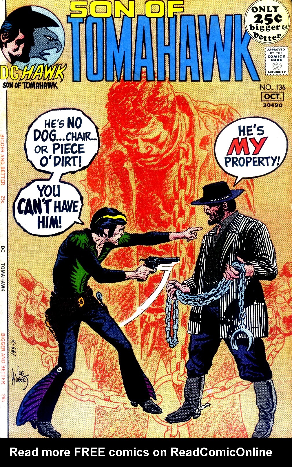 Read online Tomahawk comic -  Issue #136 - 1