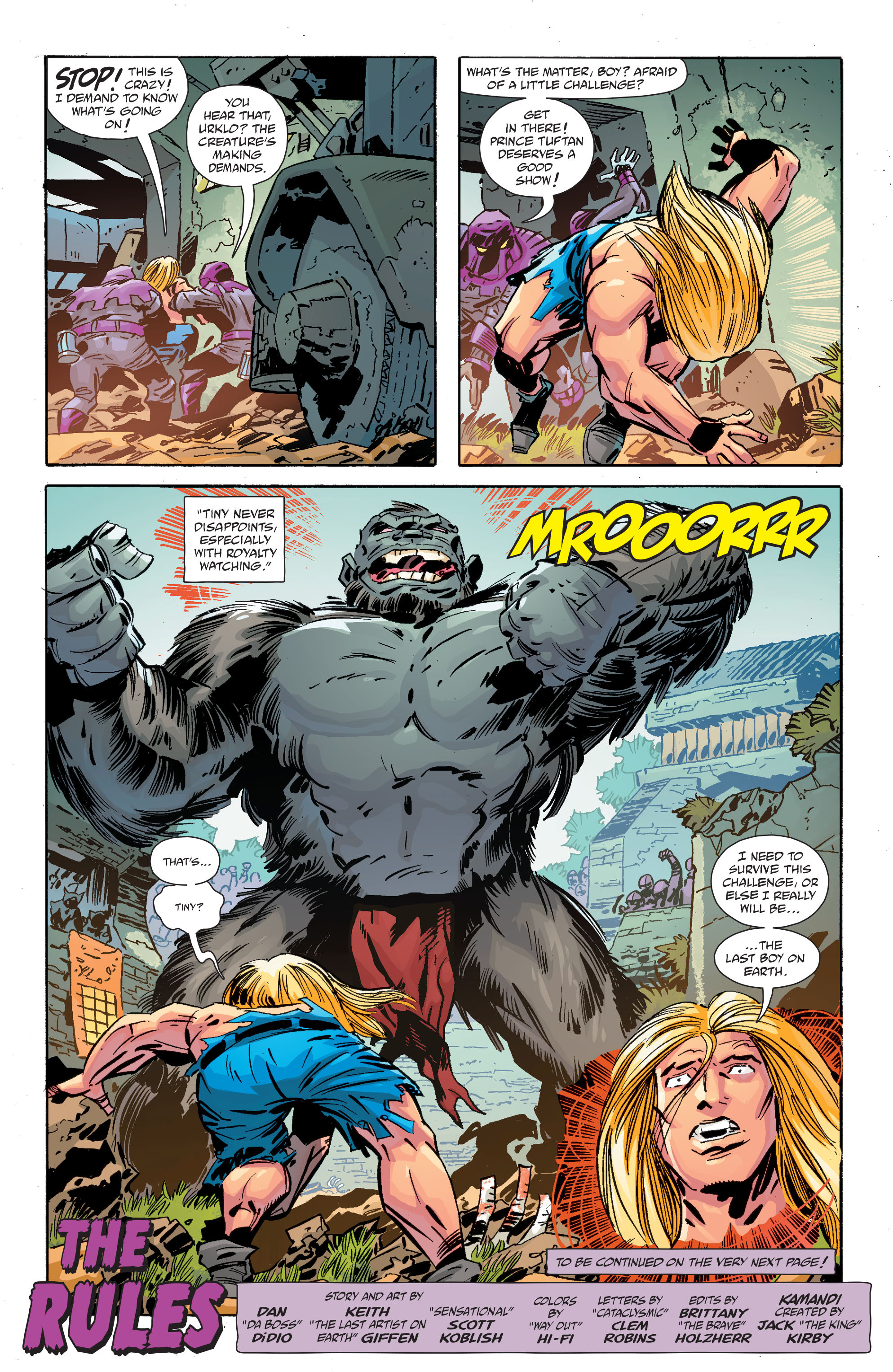 Read online The Kamandi Challenge comic -  Issue #1 - 16