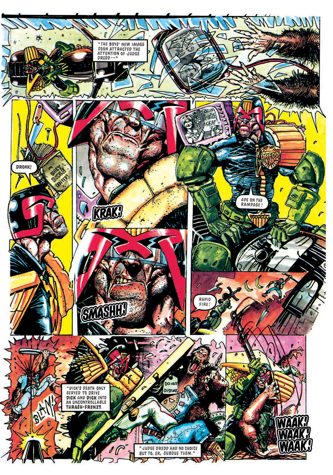 Read online Judge Dredd [Collections - Rebellion] comic -  Issue # TPB Judge Dredd - Heavy Metal Dredd - 52