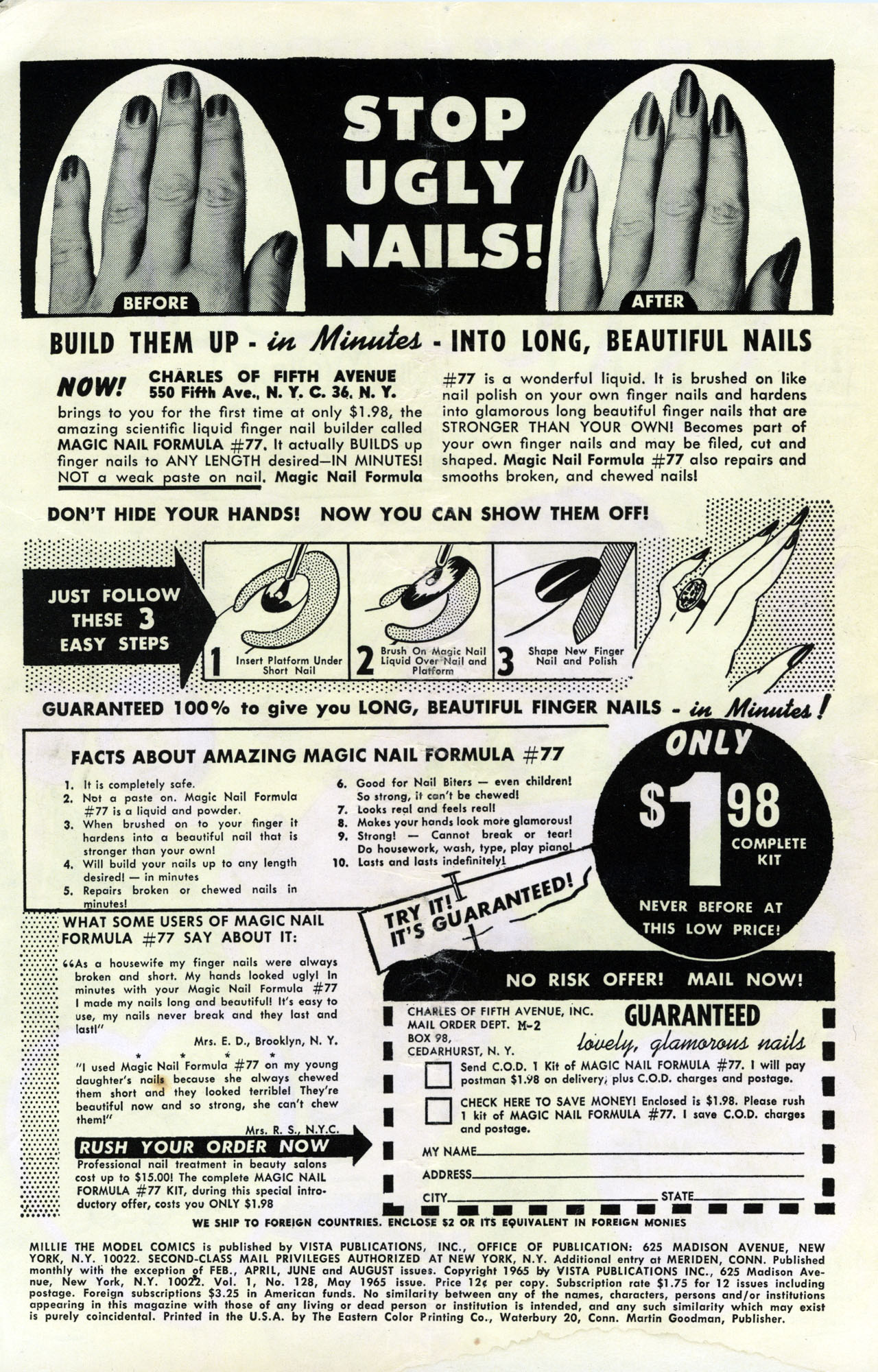 Read online Millie the Model comic -  Issue #128 - 2