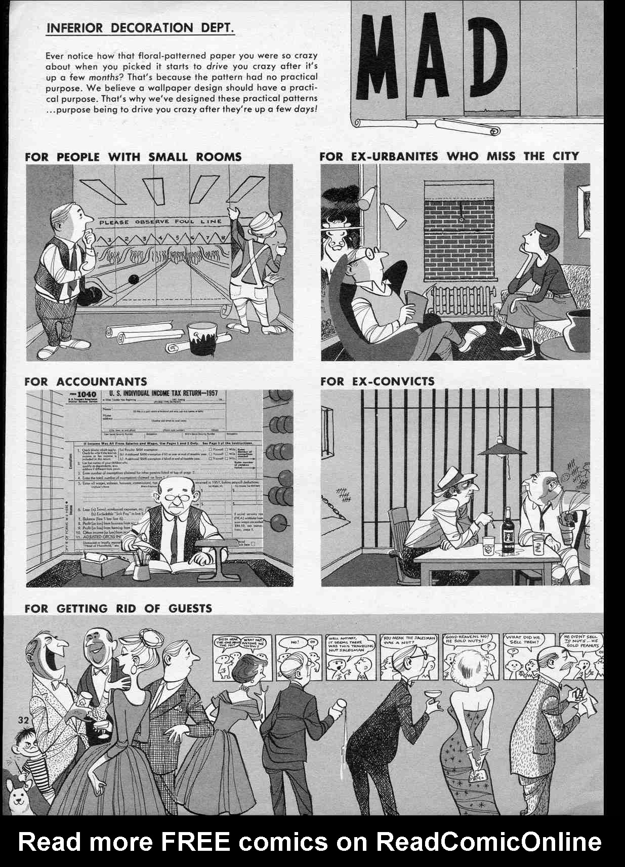 Read online MAD comic -  Issue #38 - 34