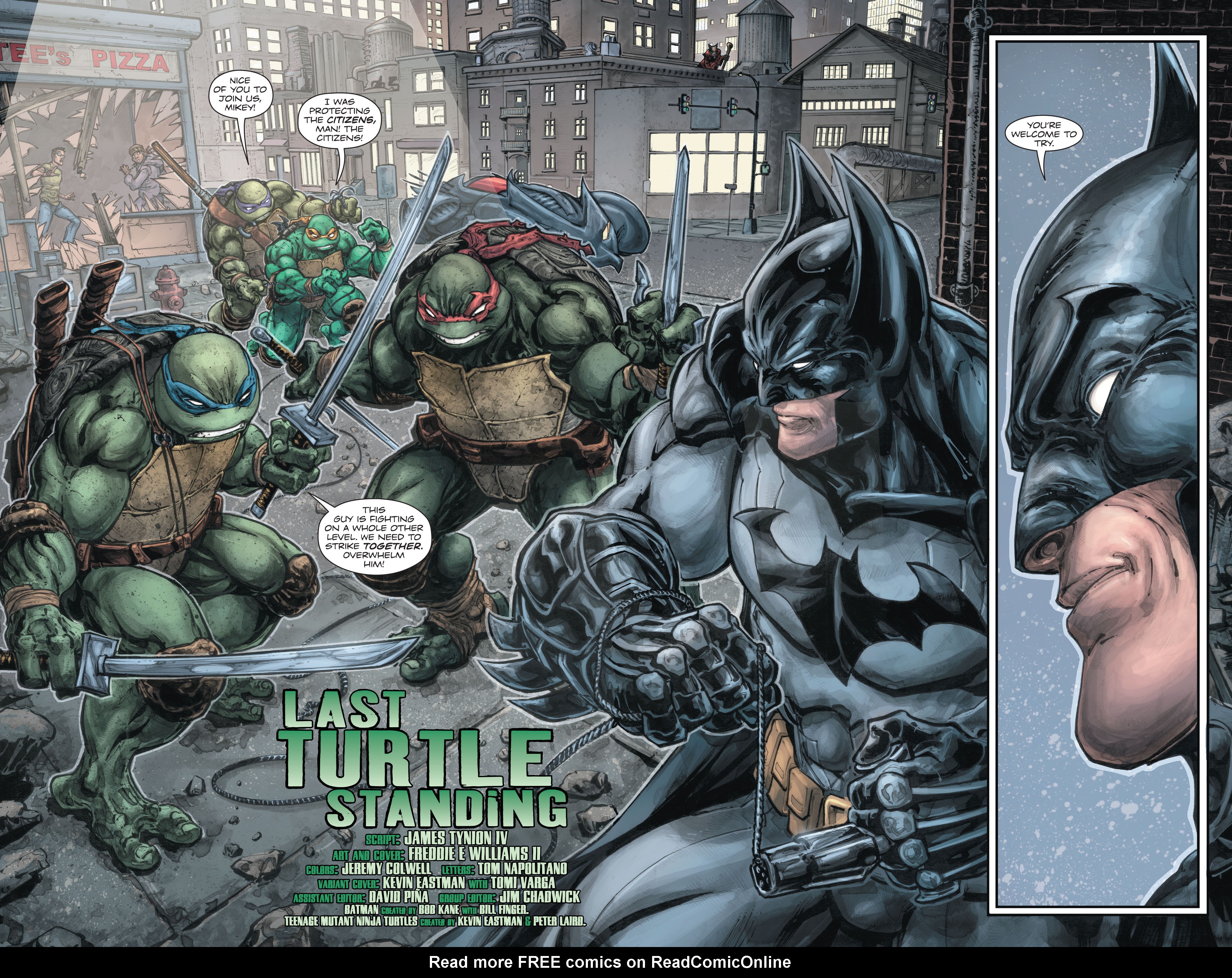 Read online Batman/Teenage Mutant Ninja Turtles comic Issue 2