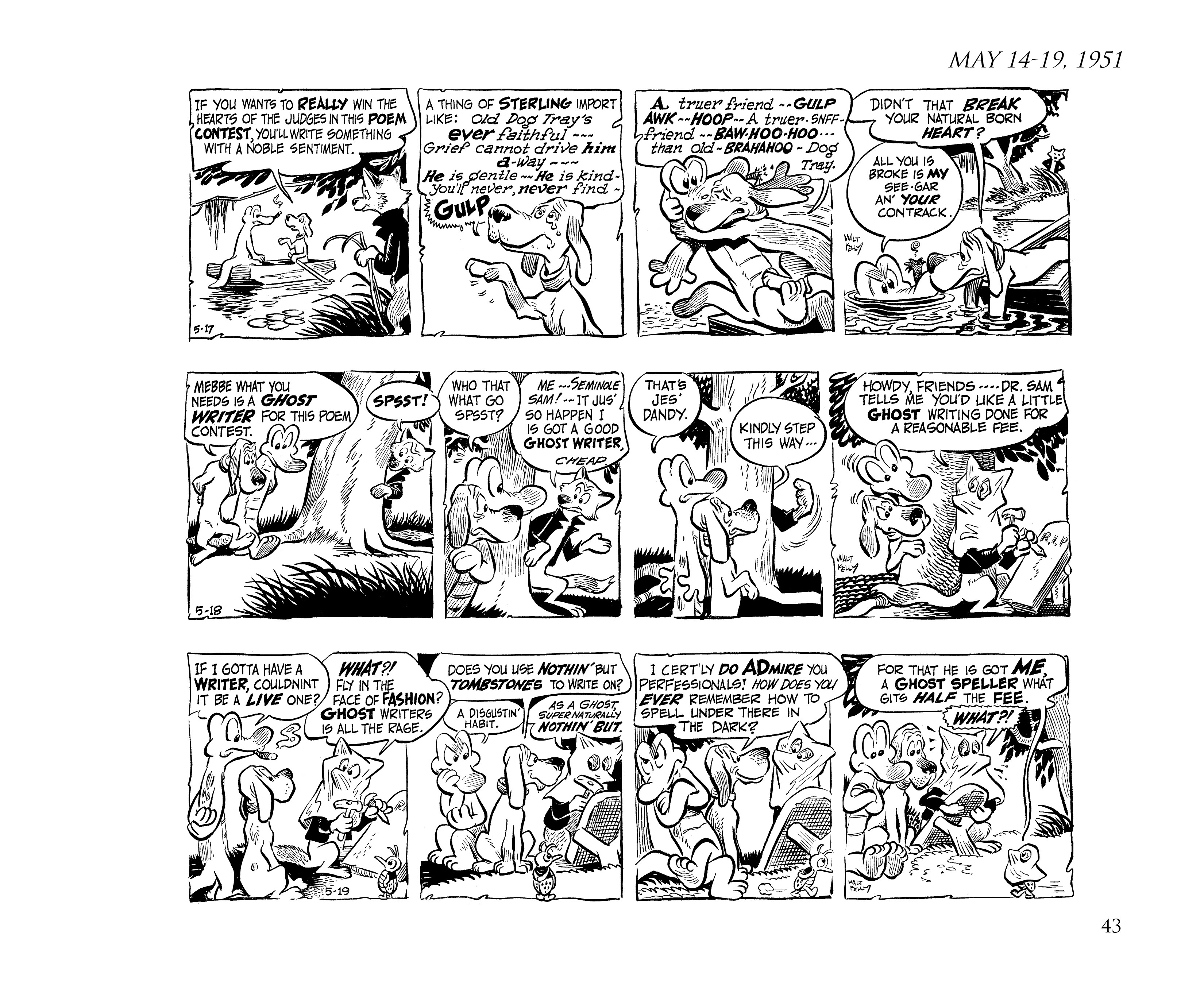 Read online Pogo by Walt Kelly: The Complete Syndicated Comic Strips comic -  Issue # TPB 2 (Part 1) - 61
