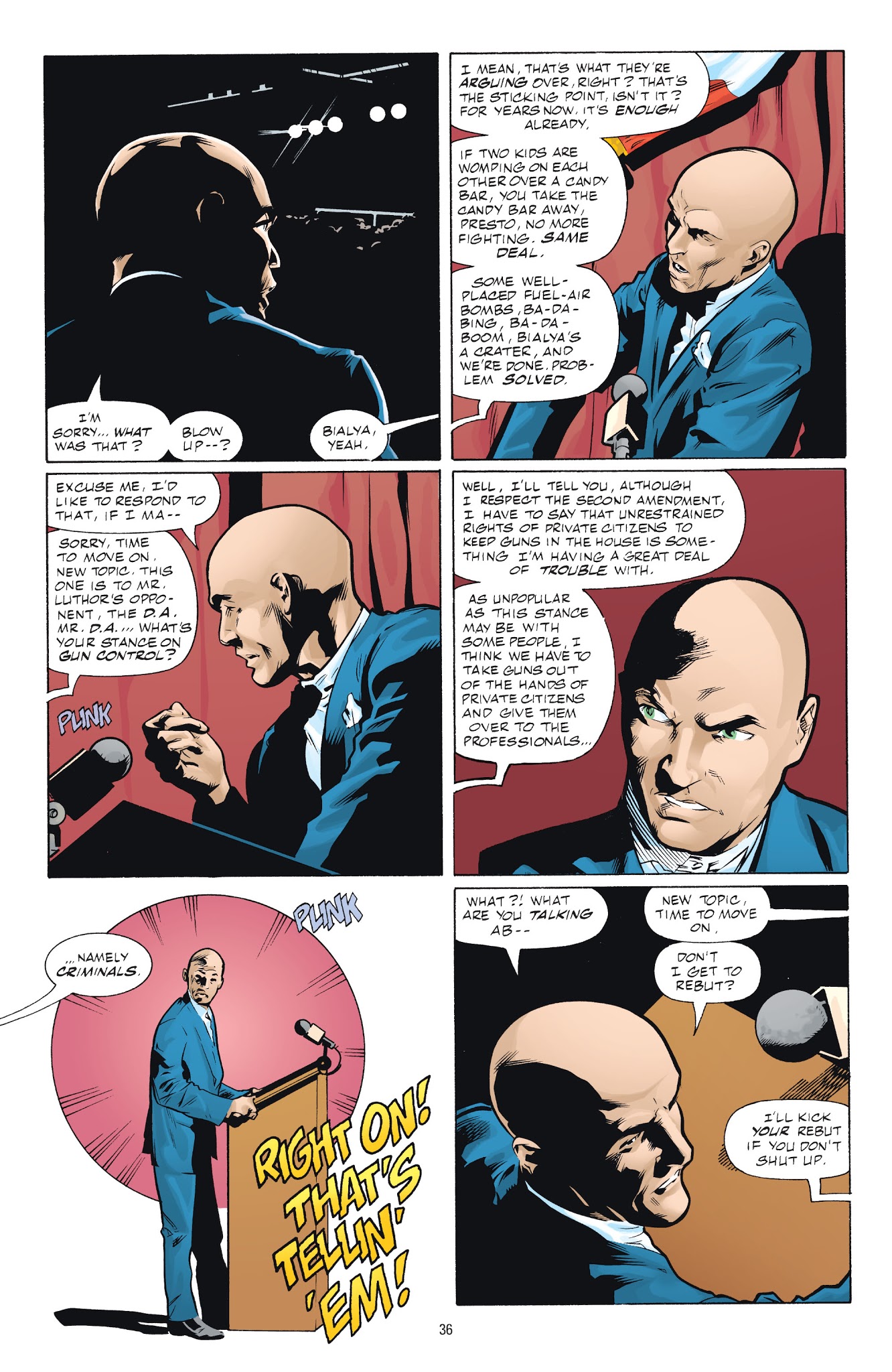 Read online Superman: President Luthor comic -  Issue # TPB - 37
