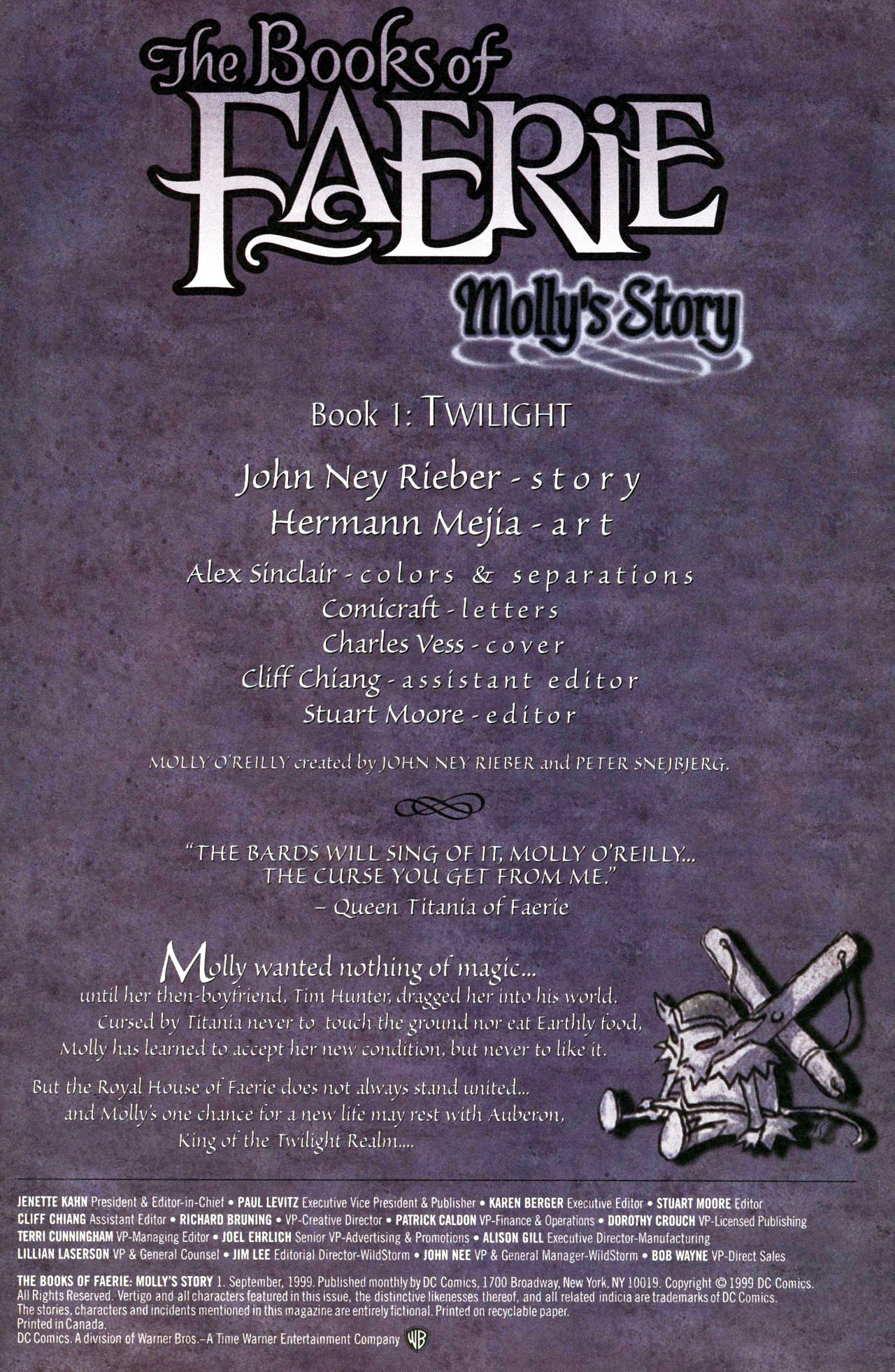 Read online The Books of Faerie: Molly's Story comic -  Issue #1 - 2