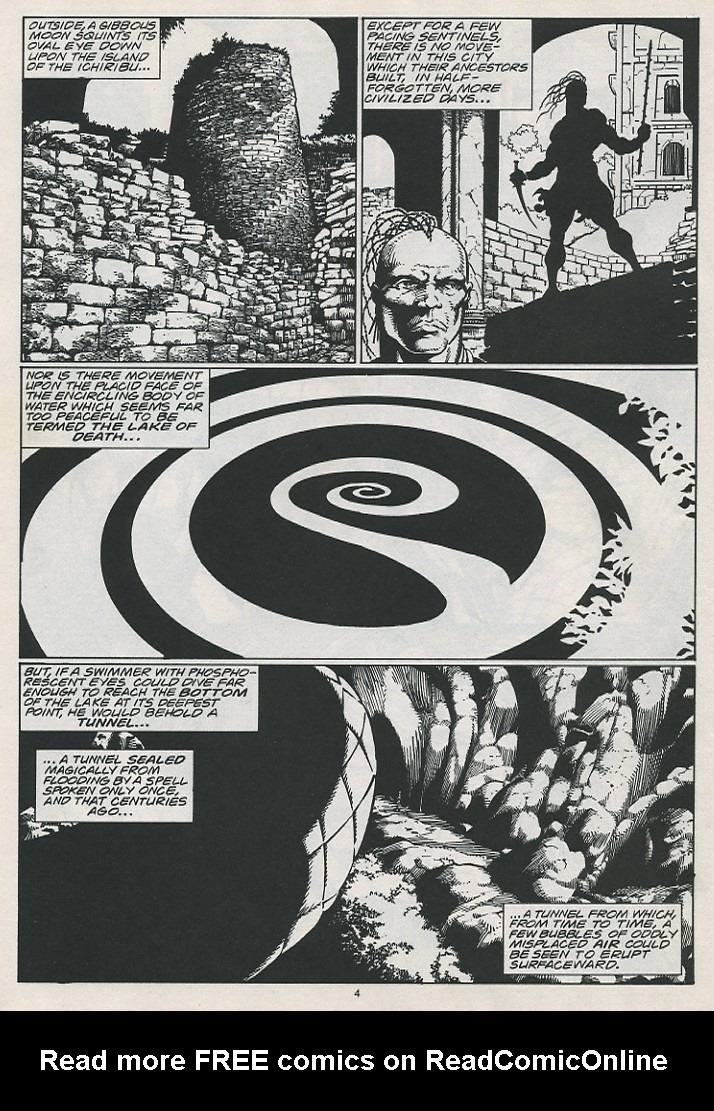 Read online The Savage Sword Of Conan comic -  Issue #215 - 6