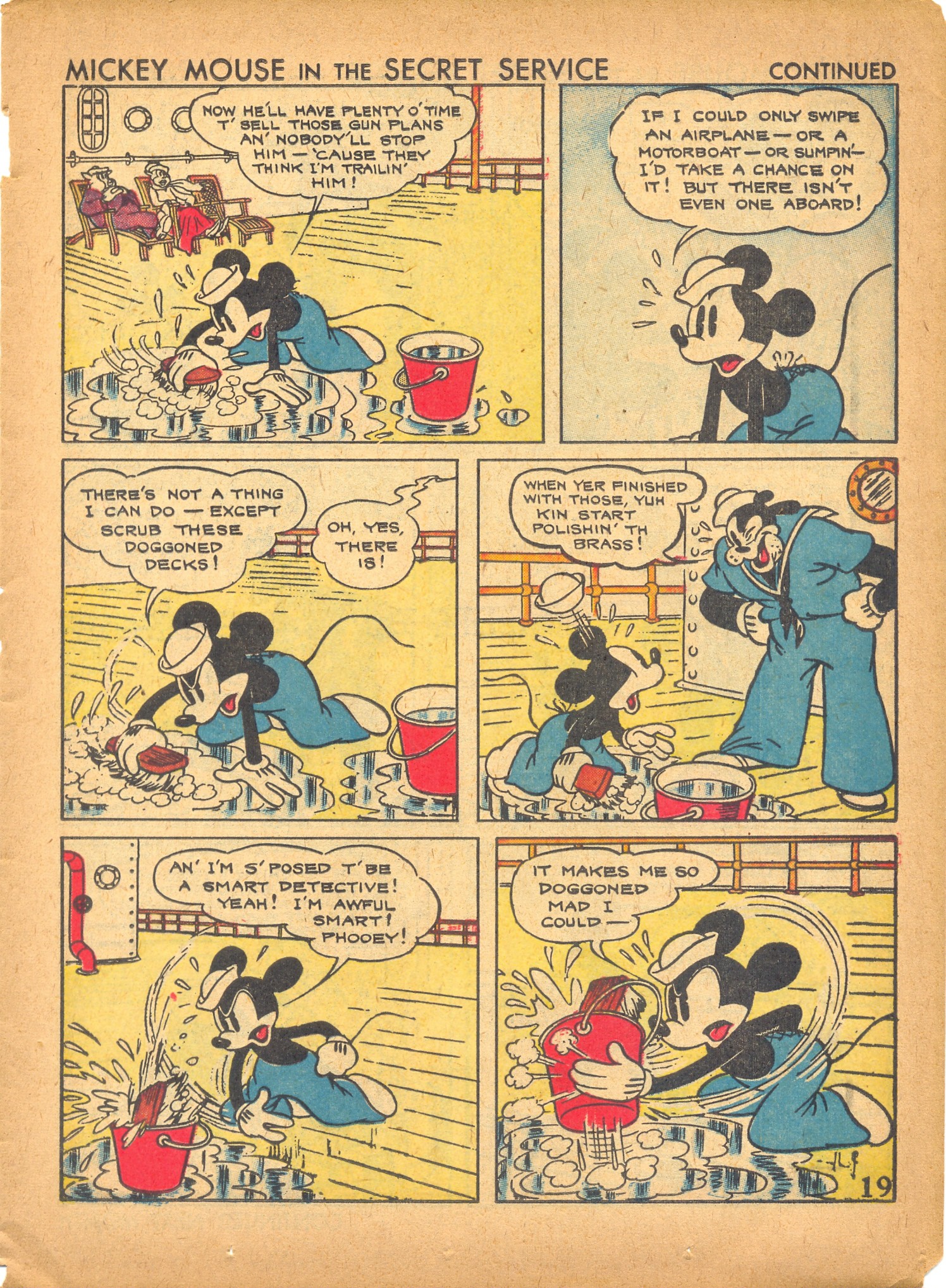 Read online Walt Disney's Comics and Stories comic -  Issue #7 - 21