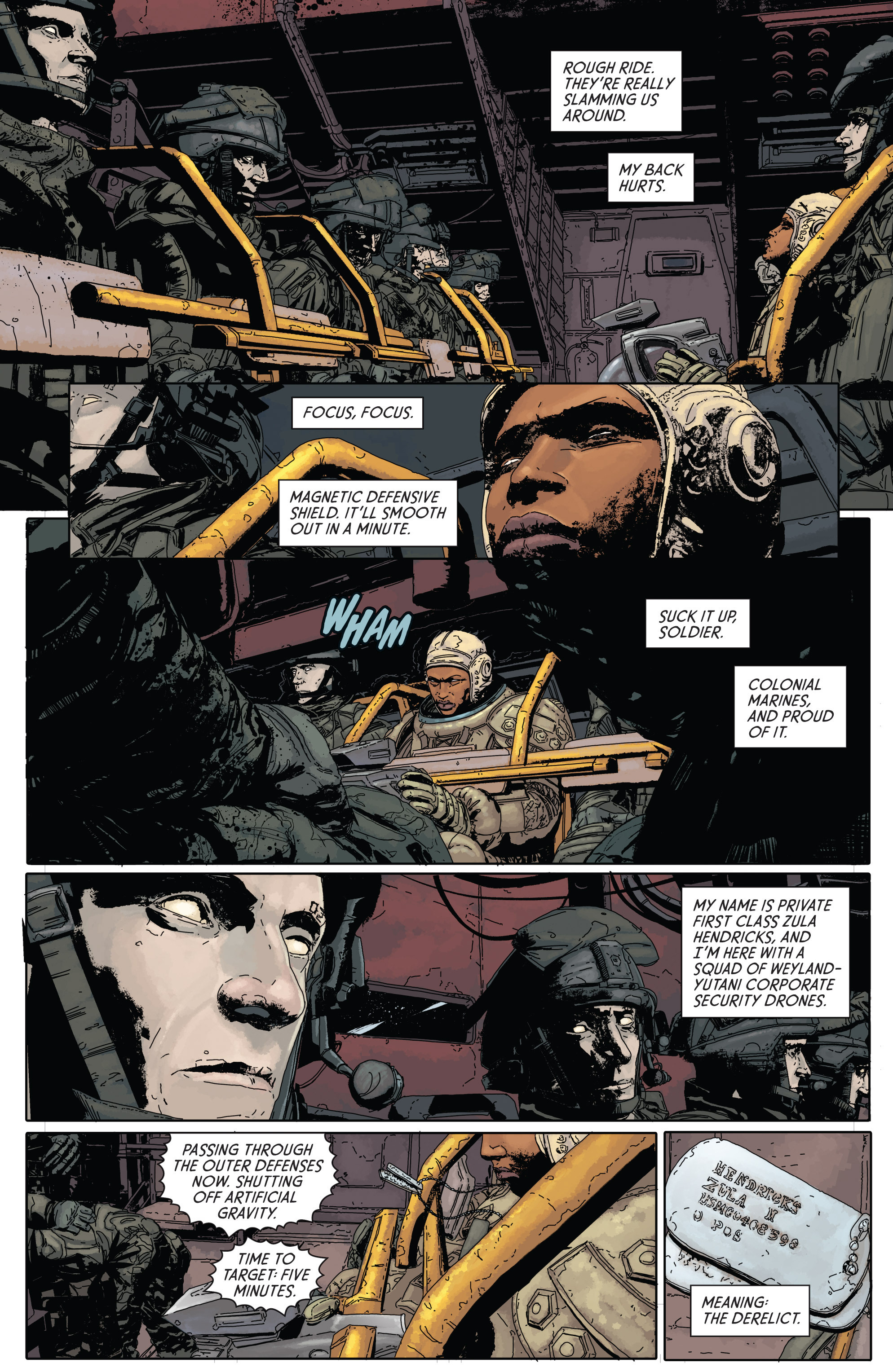 Read online Aliens: Defiance comic -  Issue #1 - 9