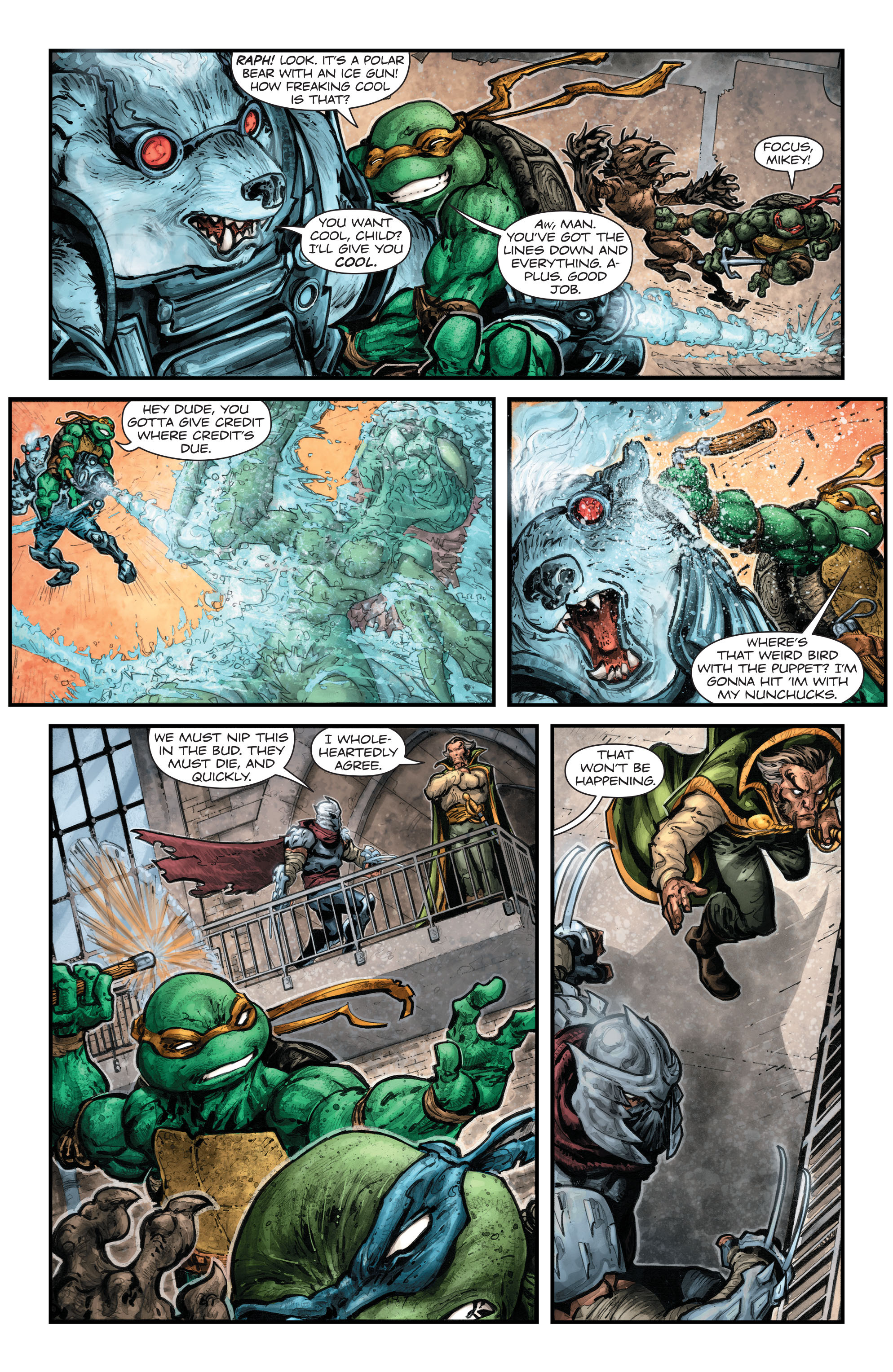 Read online Batman/Teenage Mutant Ninja Turtles comic -  Issue #6 - 12