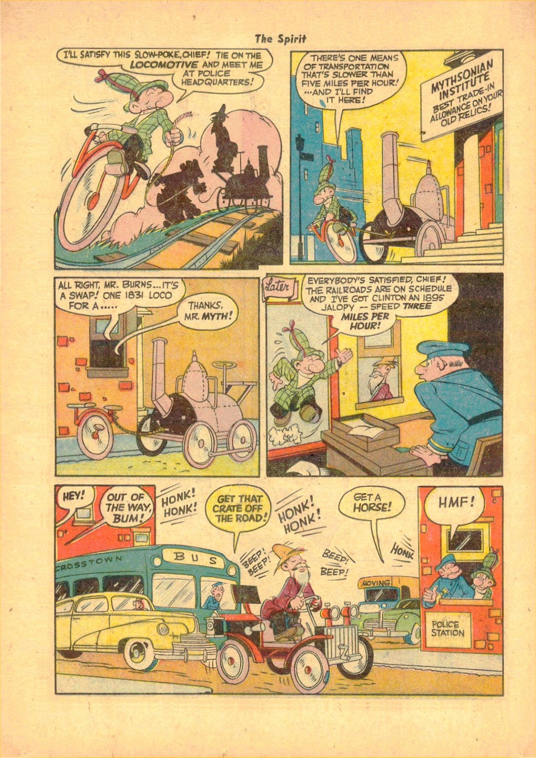 Read online The Spirit (1944) comic -  Issue #8 - 38