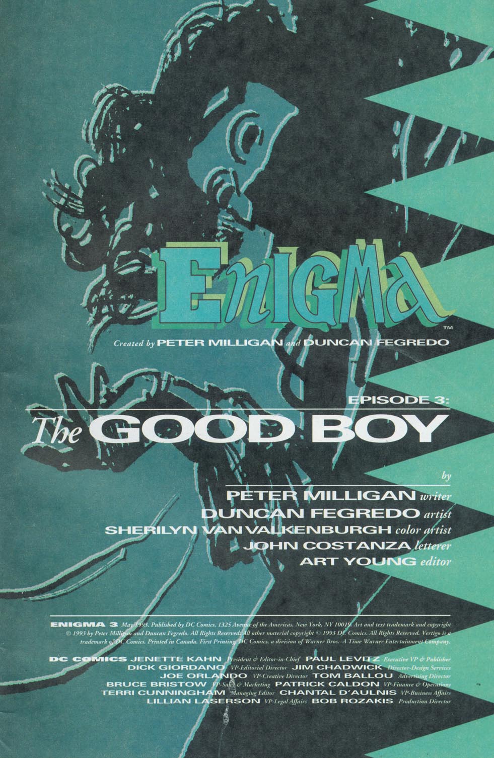 Read online Enigma comic -  Issue #3 - 2