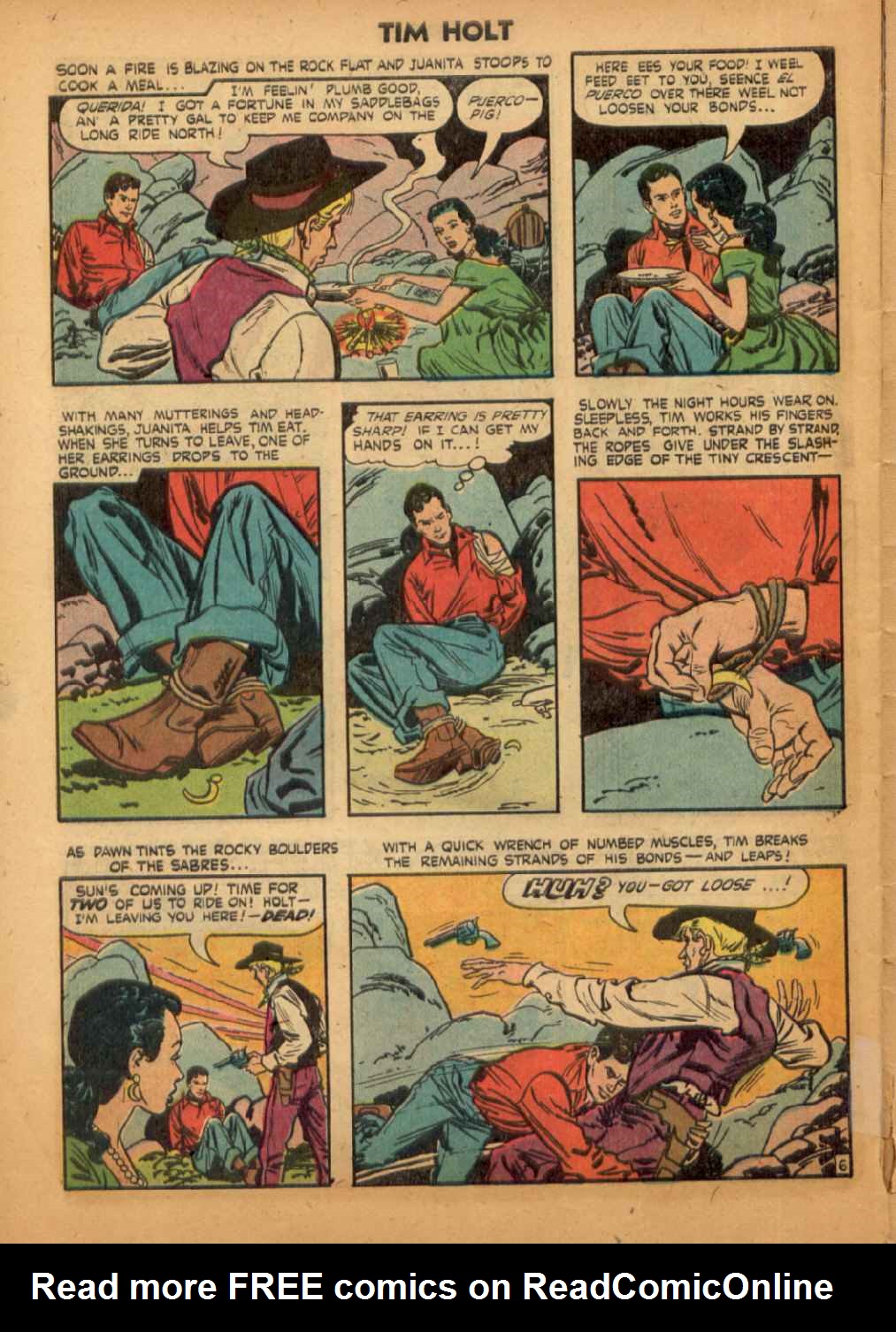 Read online Tim Holt comic -  Issue #29 - 32
