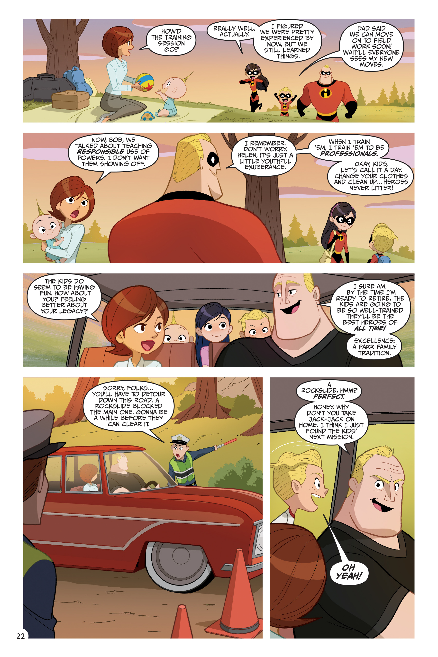 Read online Disney / Pixar The Incredibles 2: Crisis In Mid-Life! & Other Stories comic -  Issue # _TPB - 22