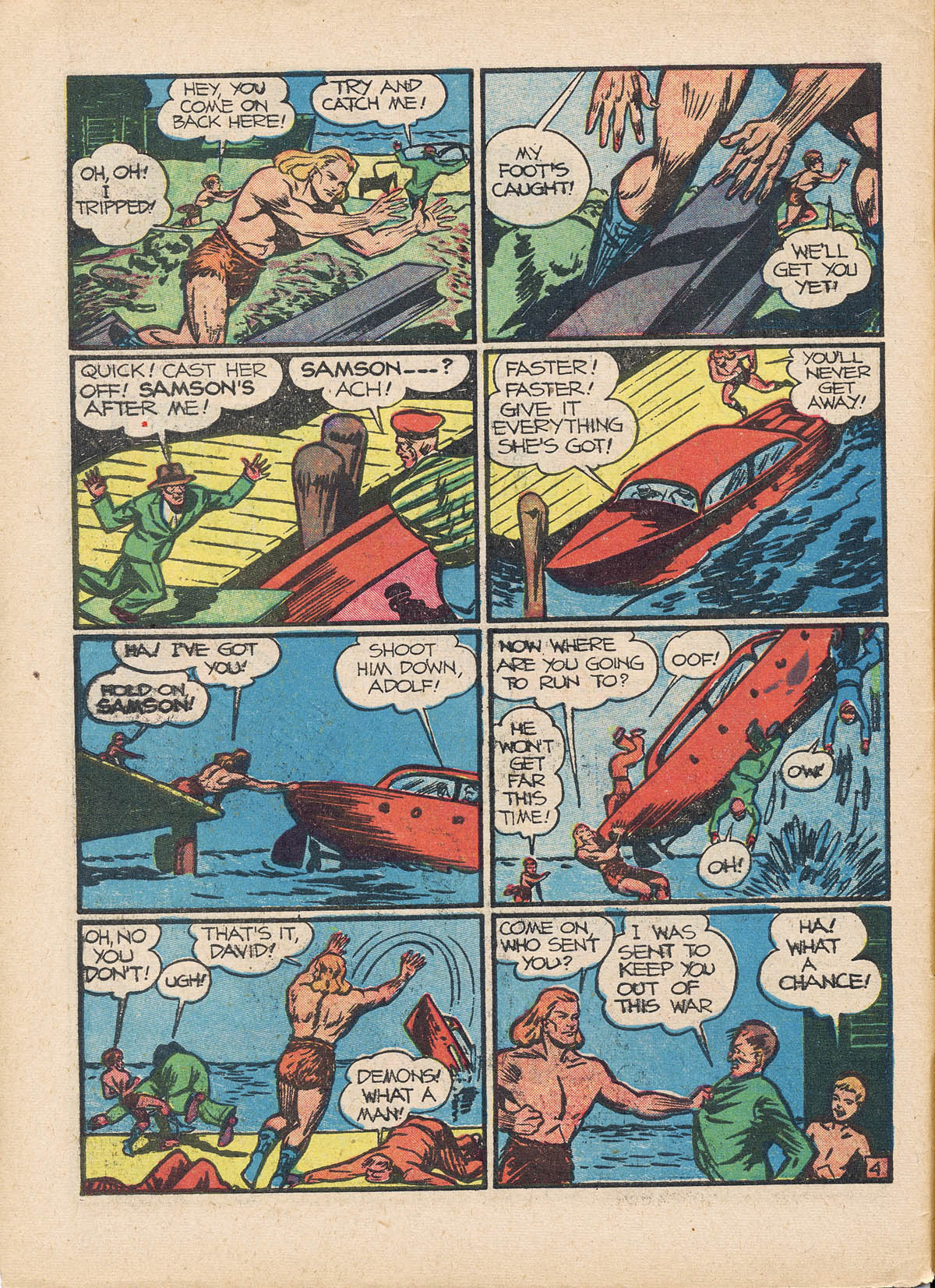 Read online Samson (1940) comic -  Issue #3 - 6