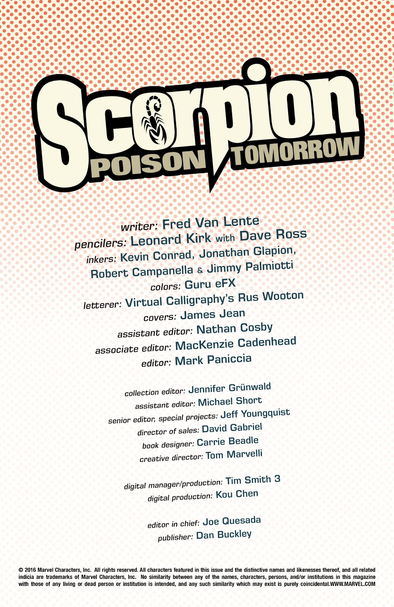 Read online Scorpion: Poison Tomorrow comic -  Issue # TPB (Part 1) - 3