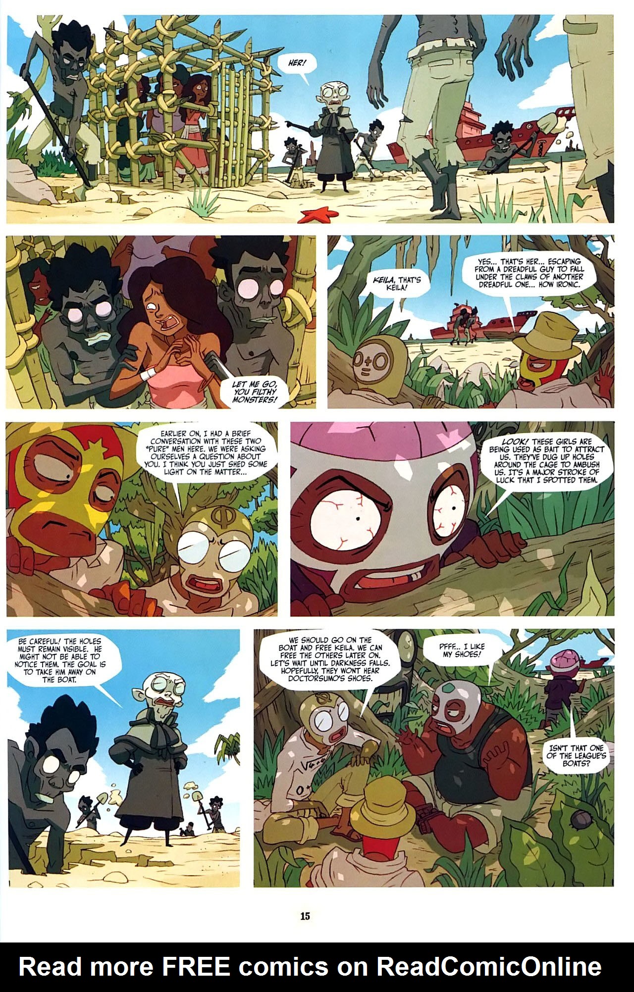 Read online Lucha Libre comic -  Issue #4 - 17