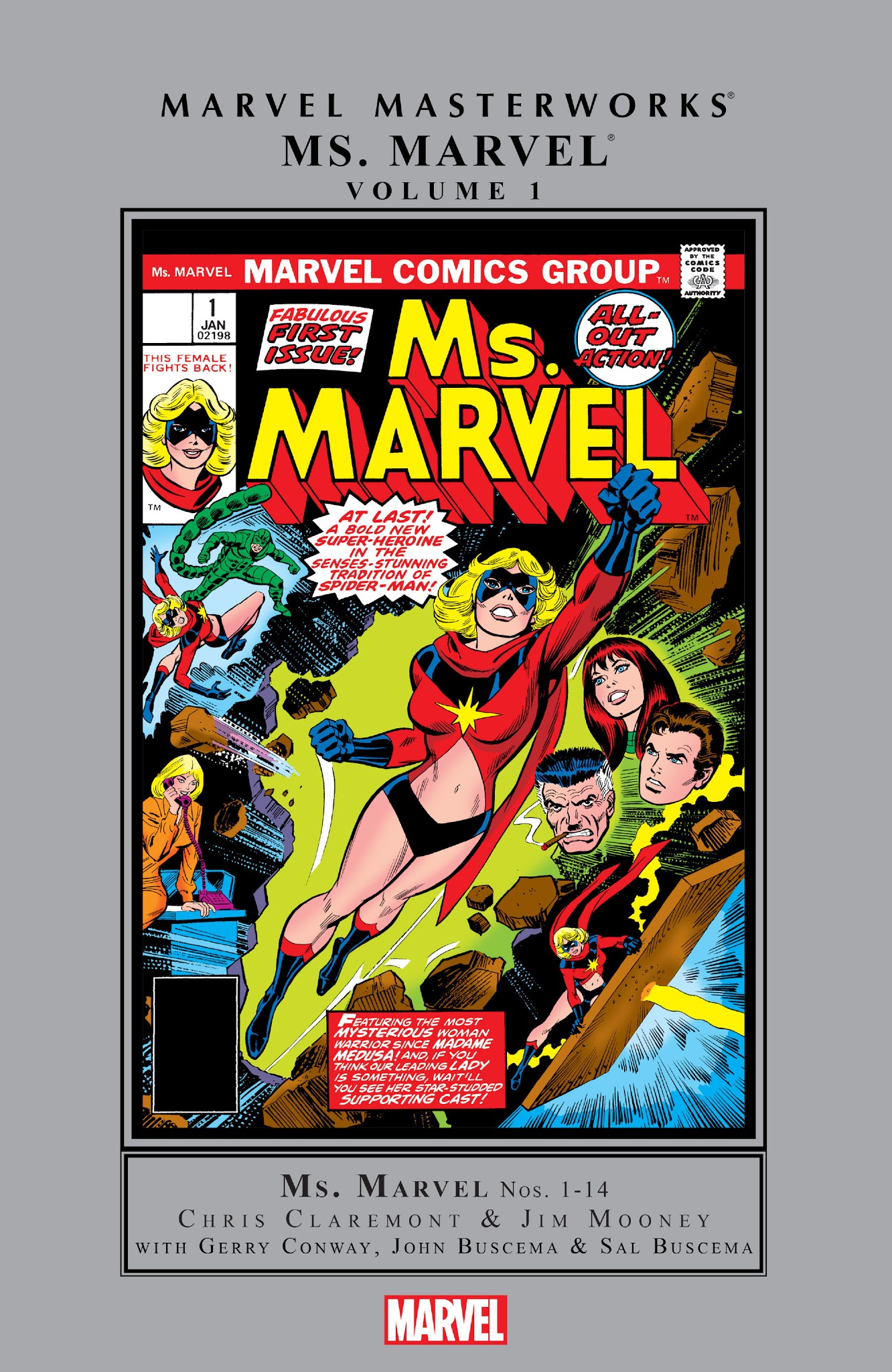 Read online Marvel Masterworks: Ms. Marvel comic -  Issue # TPB 1 - 1