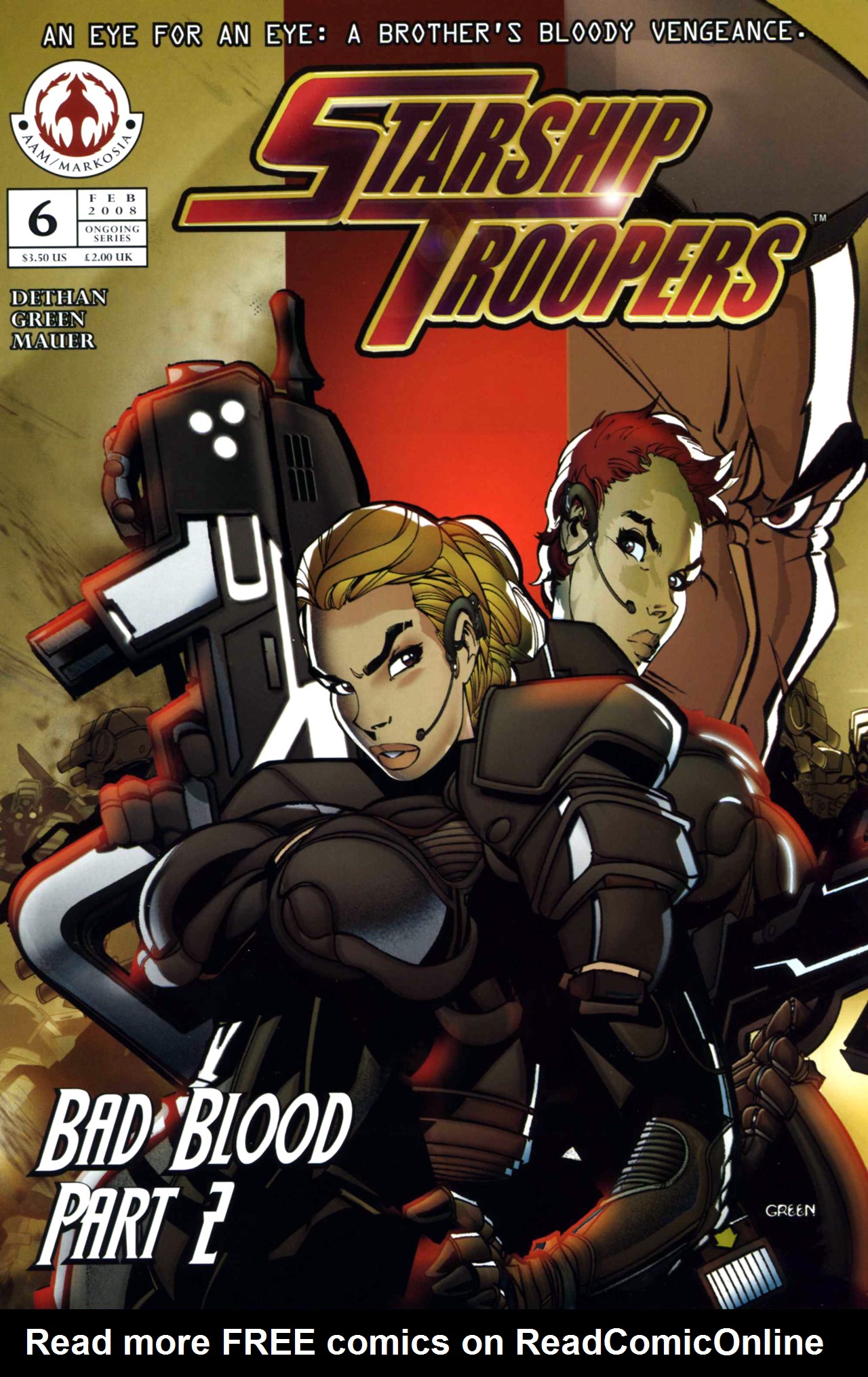 Read online Starship Troopers (2007) comic -  Issue #6 - 1