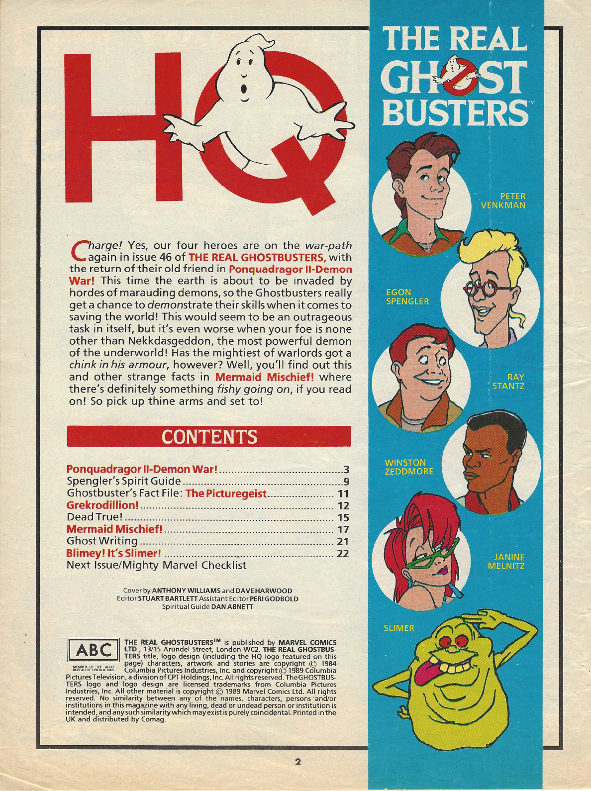 Read online The Real Ghostbusters comic -  Issue #46 - 2