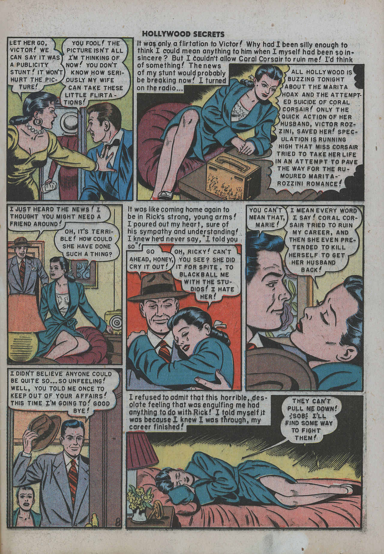Read online Hollywood Secrets comic -  Issue #6 - 34