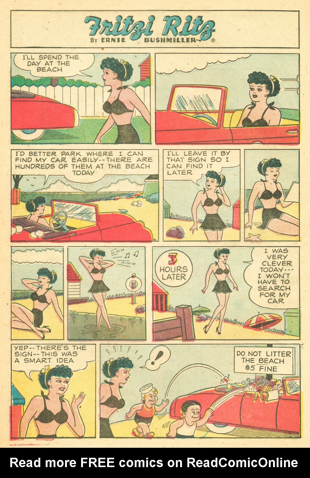 Read online Fritzi Ritz (1953) comic -  Issue #46 - 10