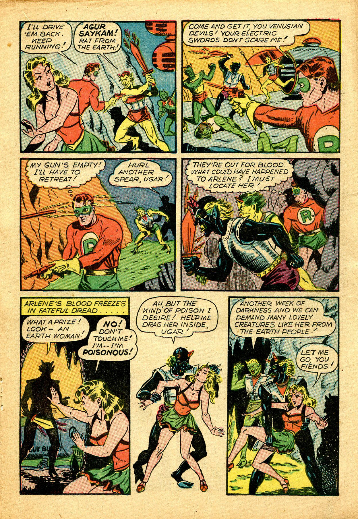 Read online Captain Flight Comics comic -  Issue #8 - 25