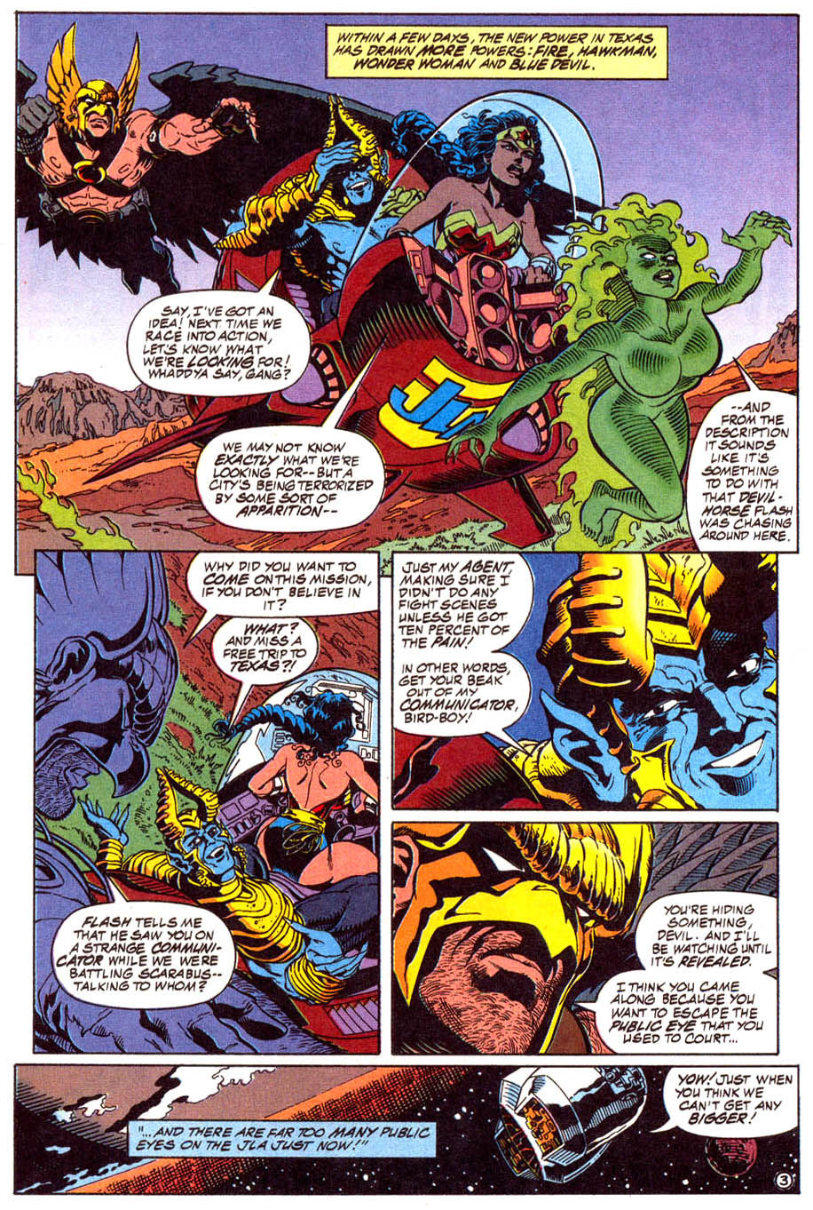 Read online Justice League America comic -  Issue #110 - 4