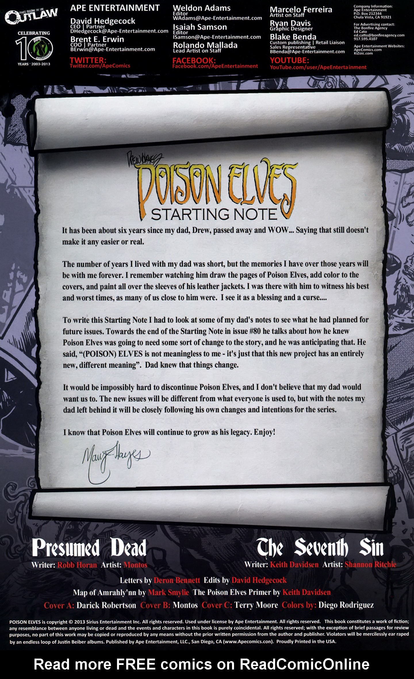 Read online Poison Elves (2013) comic -  Issue #1 - 2