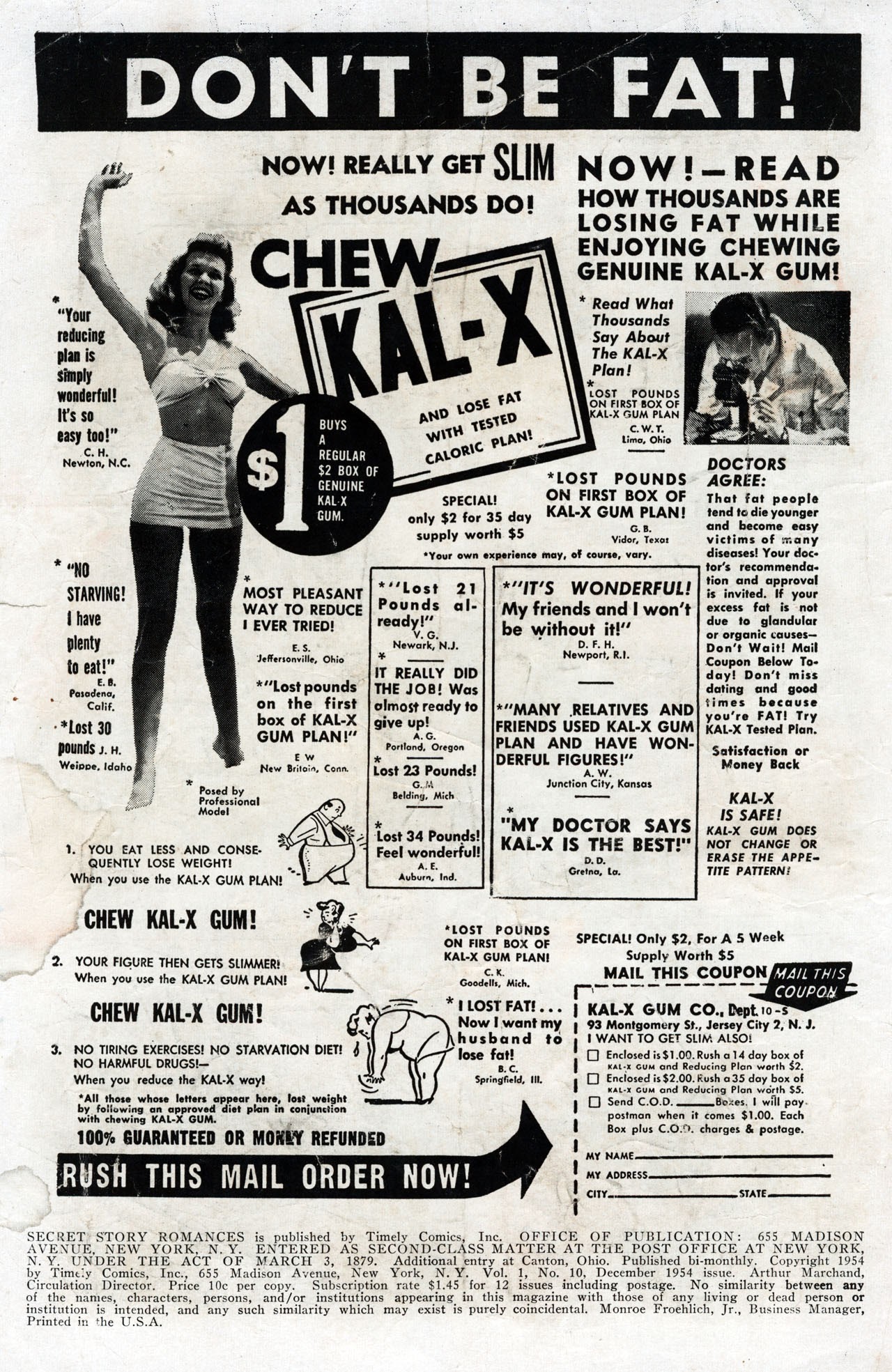 Read online Secret Story Romances comic -  Issue #10 - 2