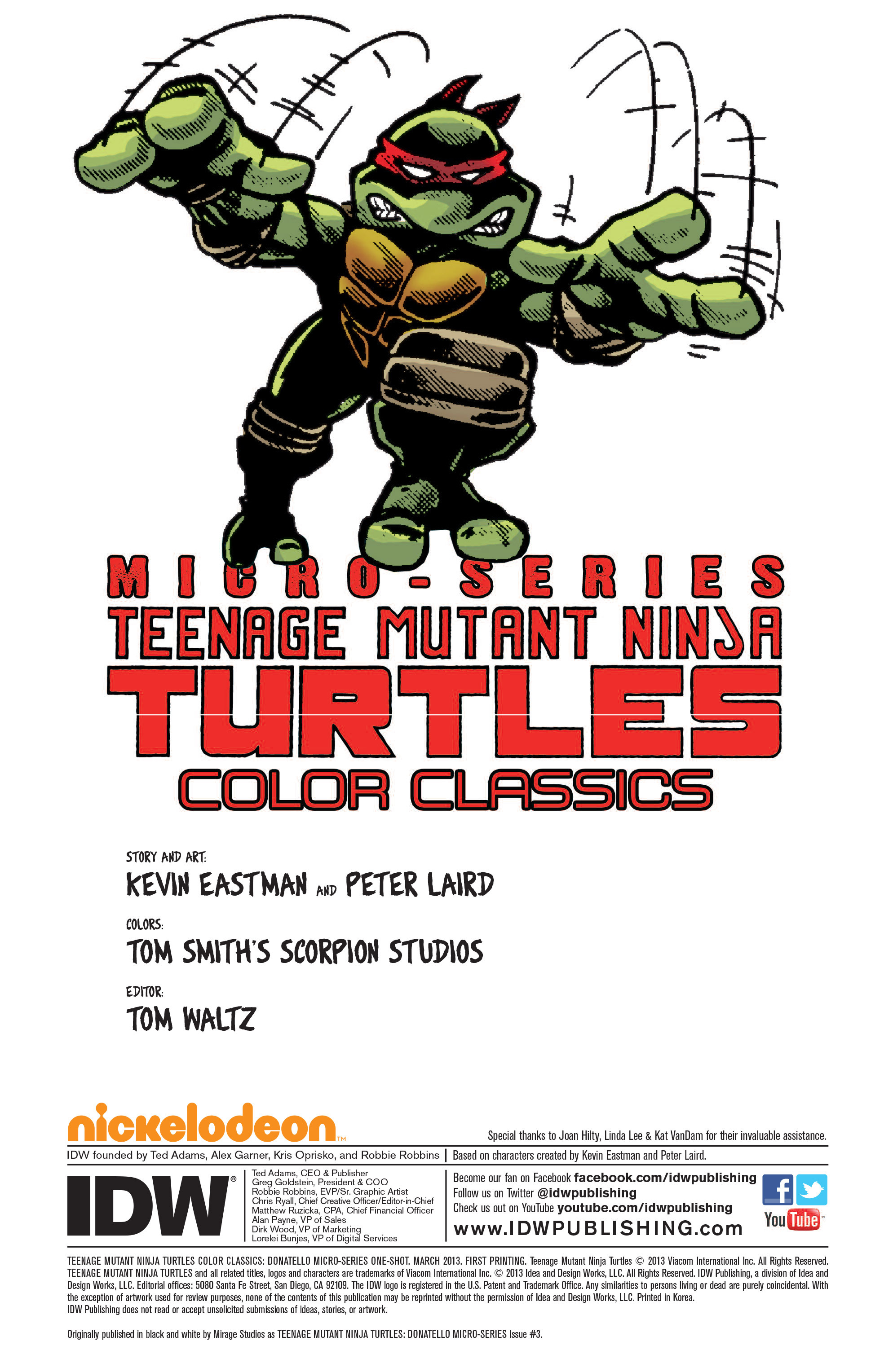 Read online Teenage Mutant Ninja Turtles Color Classics: Donatello Micro-Series comic -  Issue # Full - 2
