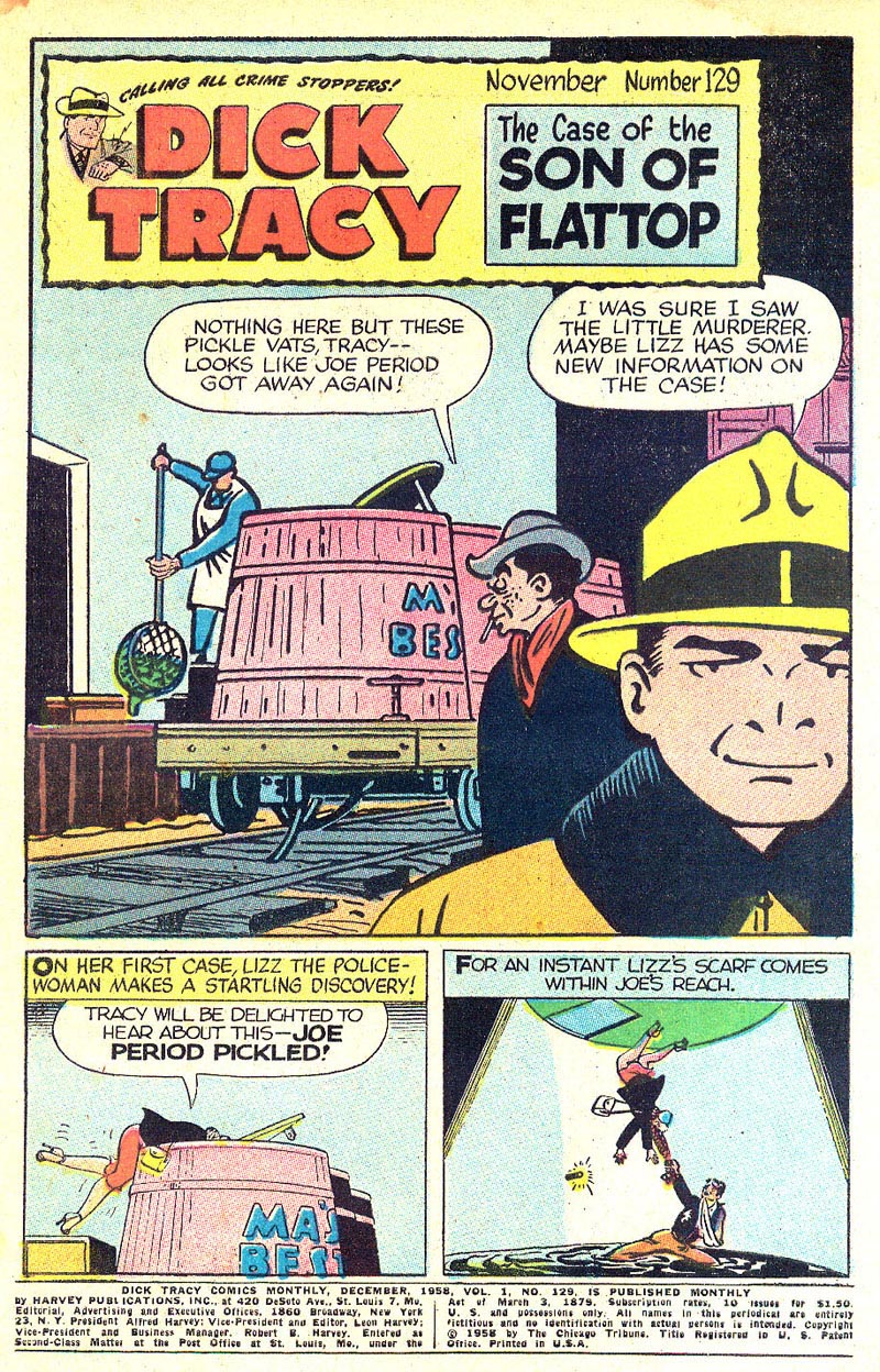 Read online Dick Tracy comic -  Issue #129 - 2