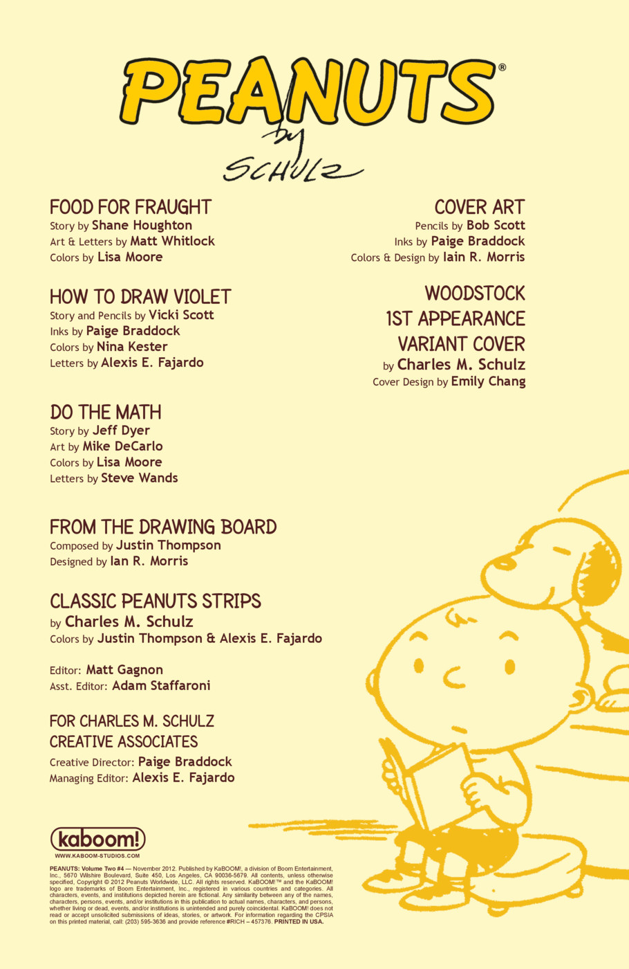 Read online Peanuts (2012) comic -  Issue #4 - 4
