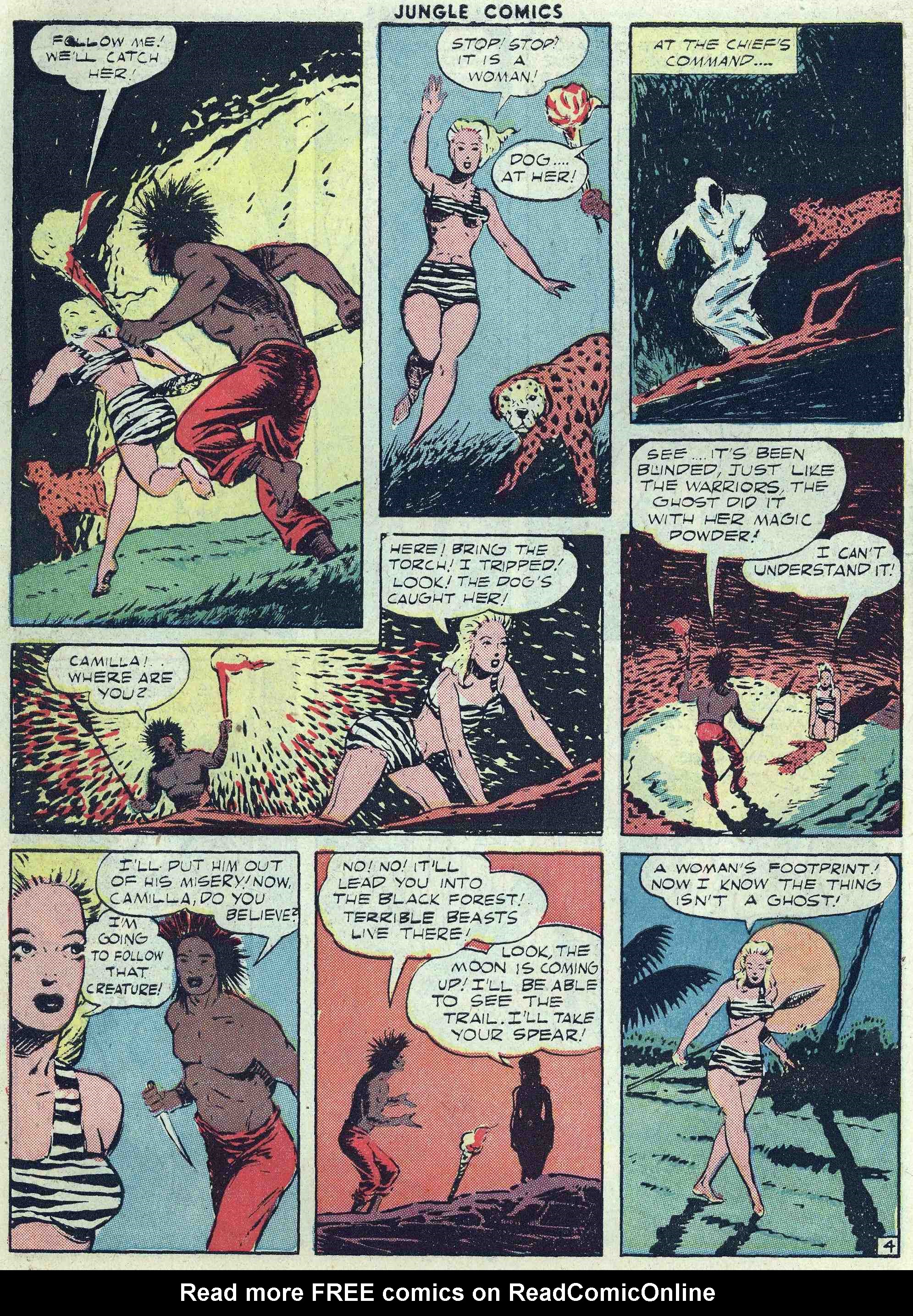 Read online Jungle Comics comic -  Issue #47 - 52