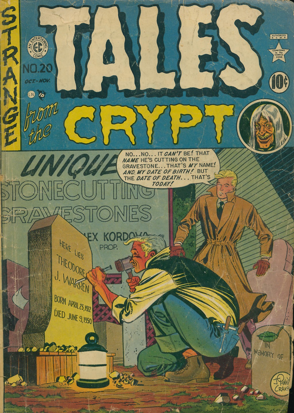 Read online Tales From The Crypt (1950) comic -  Issue #20 - 2