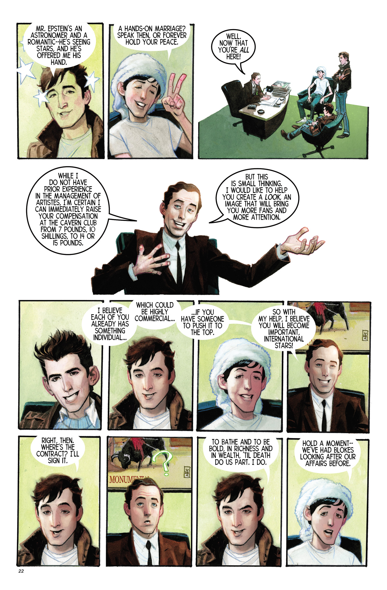 Read online The Fifth Beatle: The Brian Epstein Story comic -  Issue # TPB - 21