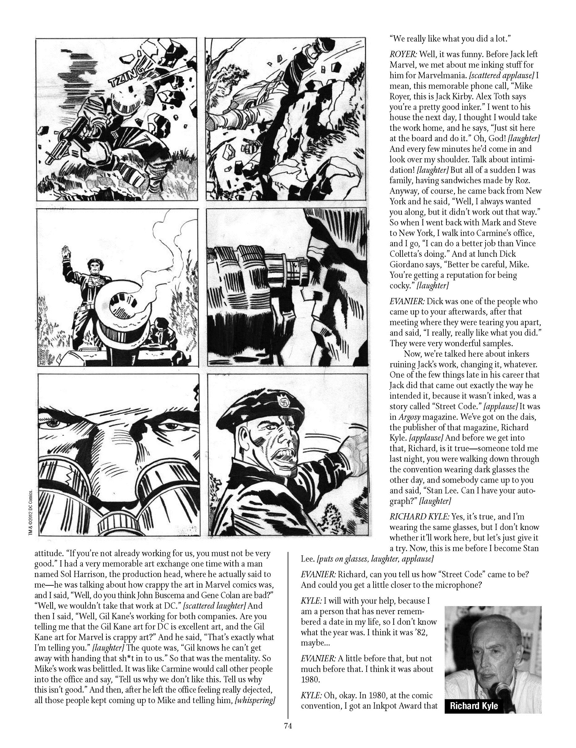 Read online The Jack Kirby Collector comic -  Issue #59 - 71