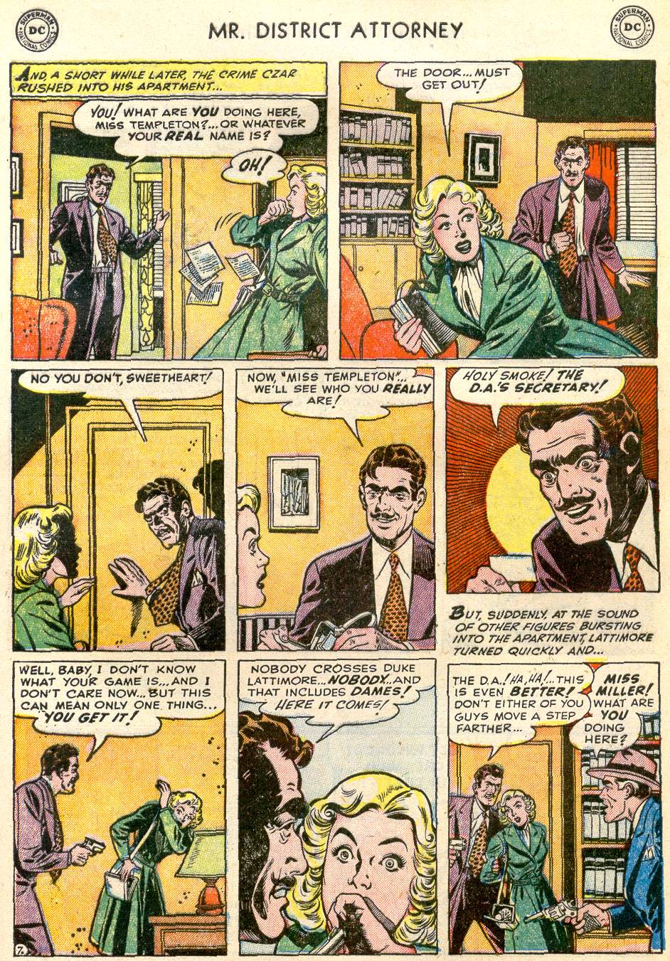 Read online Mr. District Attorney comic -  Issue #37 - 9
