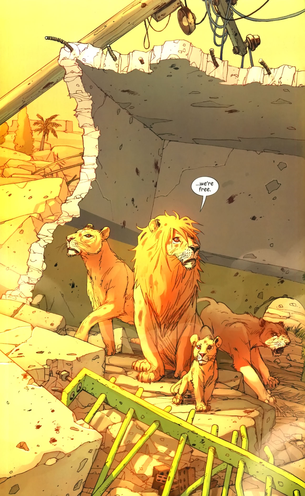 Read online Pride of Baghdad comic -  Issue # Full - 29