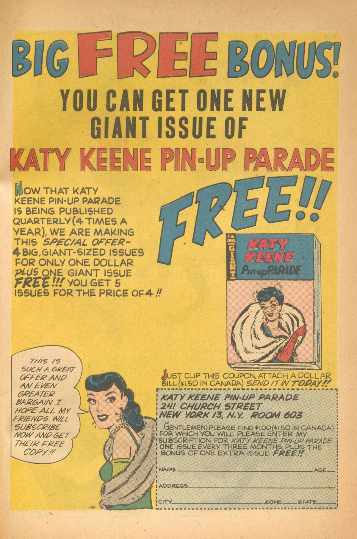 Read online Katy Keene Pin-up Parade comic -  Issue #9 - 62