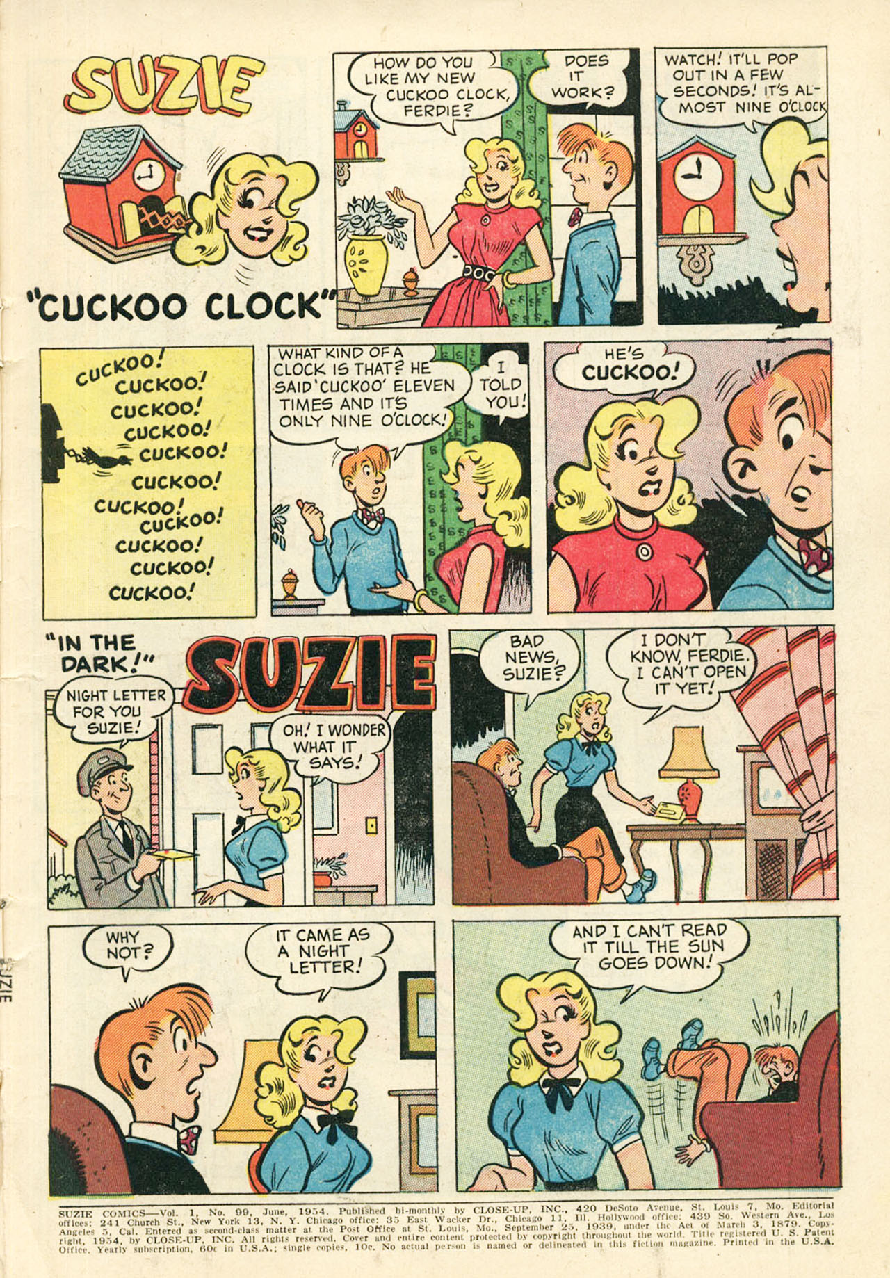 Read online Suzie Comics comic -  Issue #99 - 3