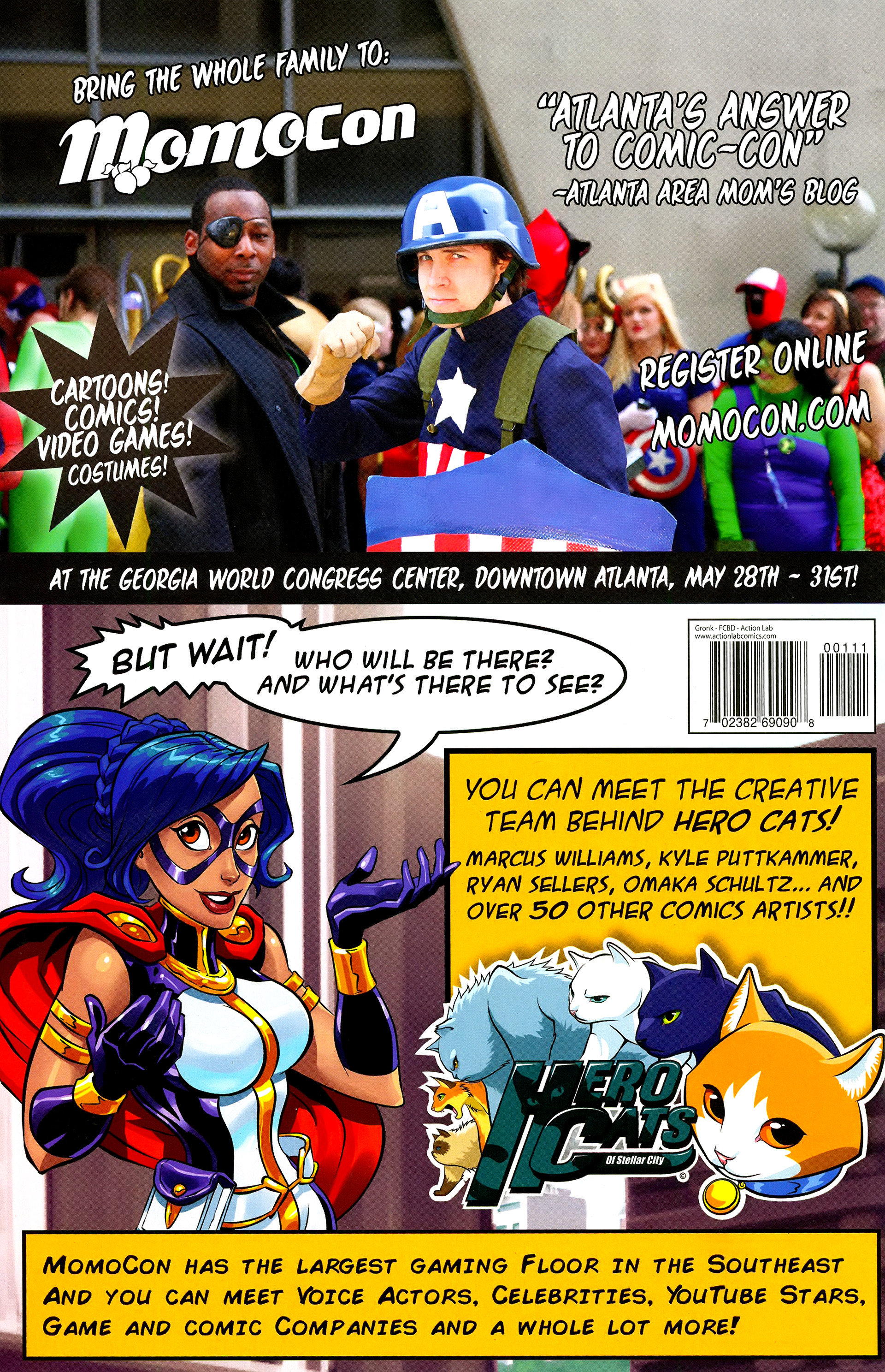 Read online Free Comic Book Day 2015 comic -  Issue # Gronk-Hero Cats - 31