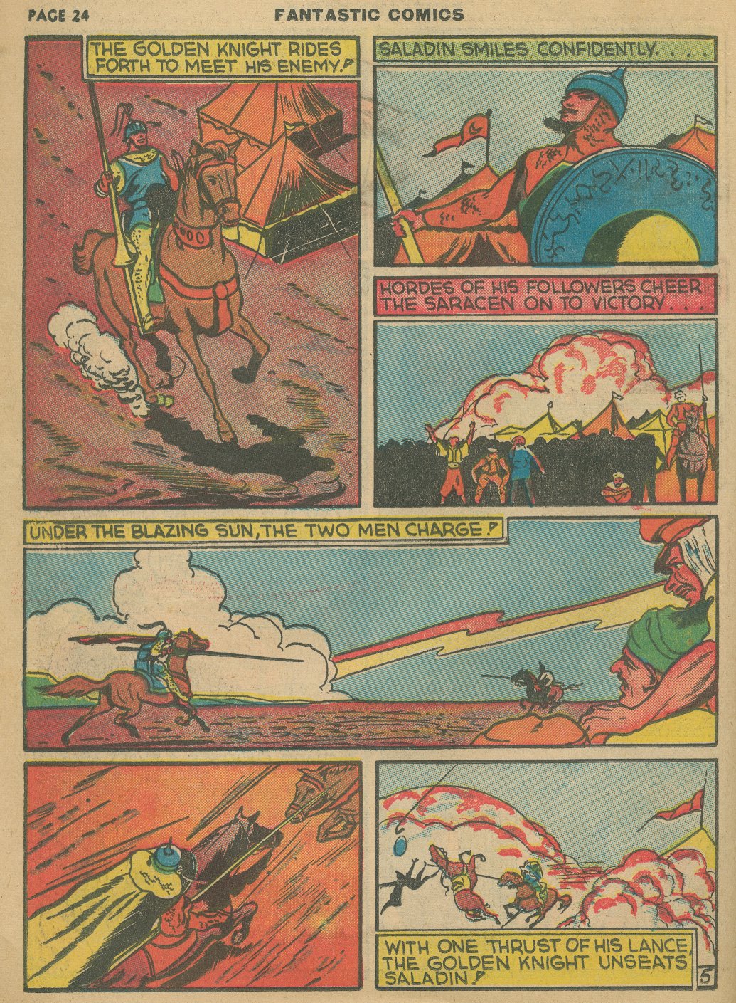 Read online Fantastic Comics comic -  Issue #8 - 26