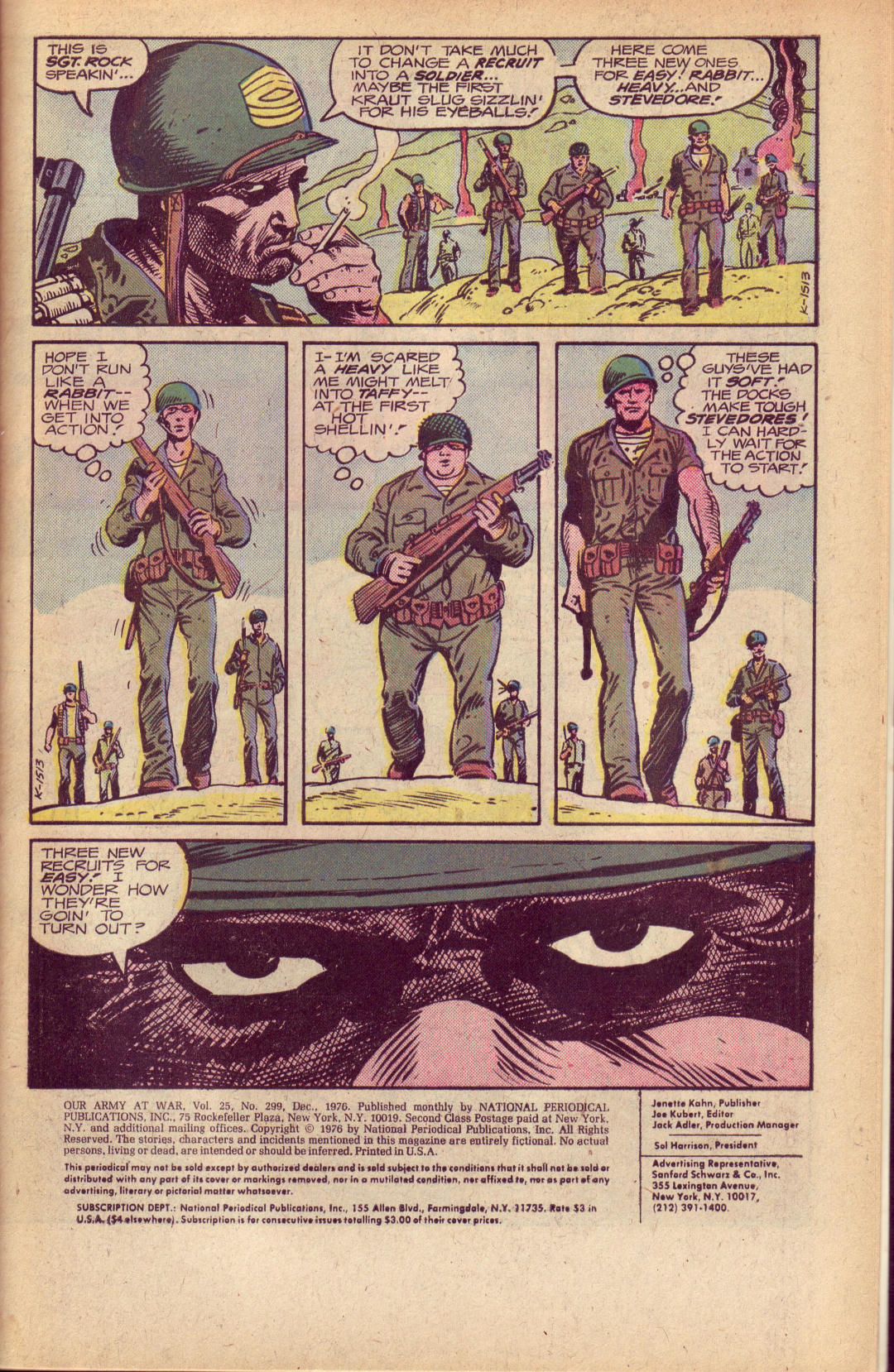 Read online Our Army at War (1952) comic -  Issue #299 - 3