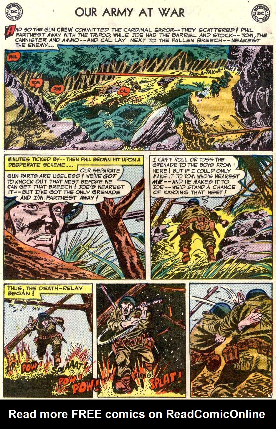 Read online Our Army at War (1952) comic -  Issue #12 - 13