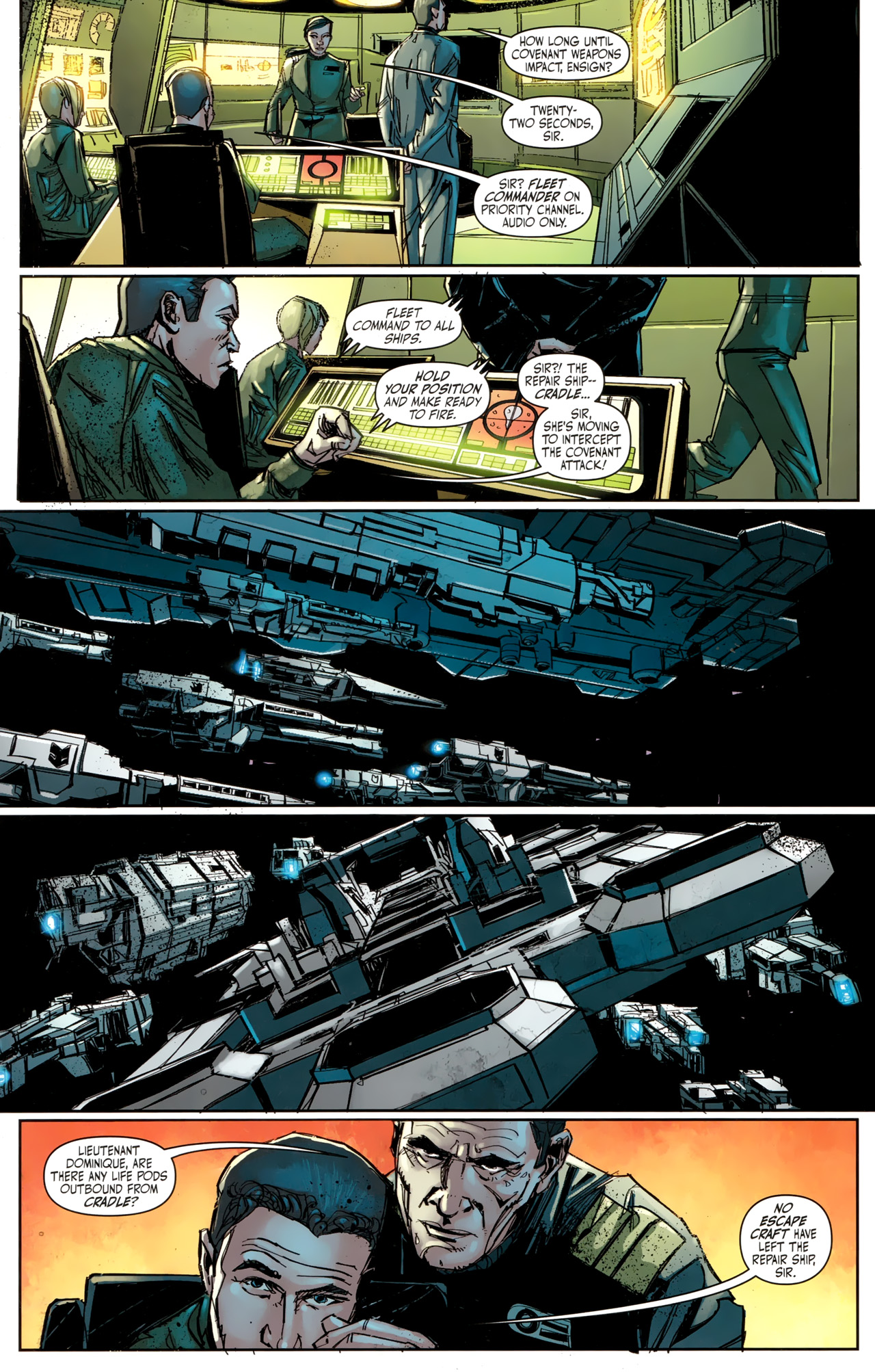 Read online Halo: Fall Of Reach - Covenant comic -  Issue #3 - 12