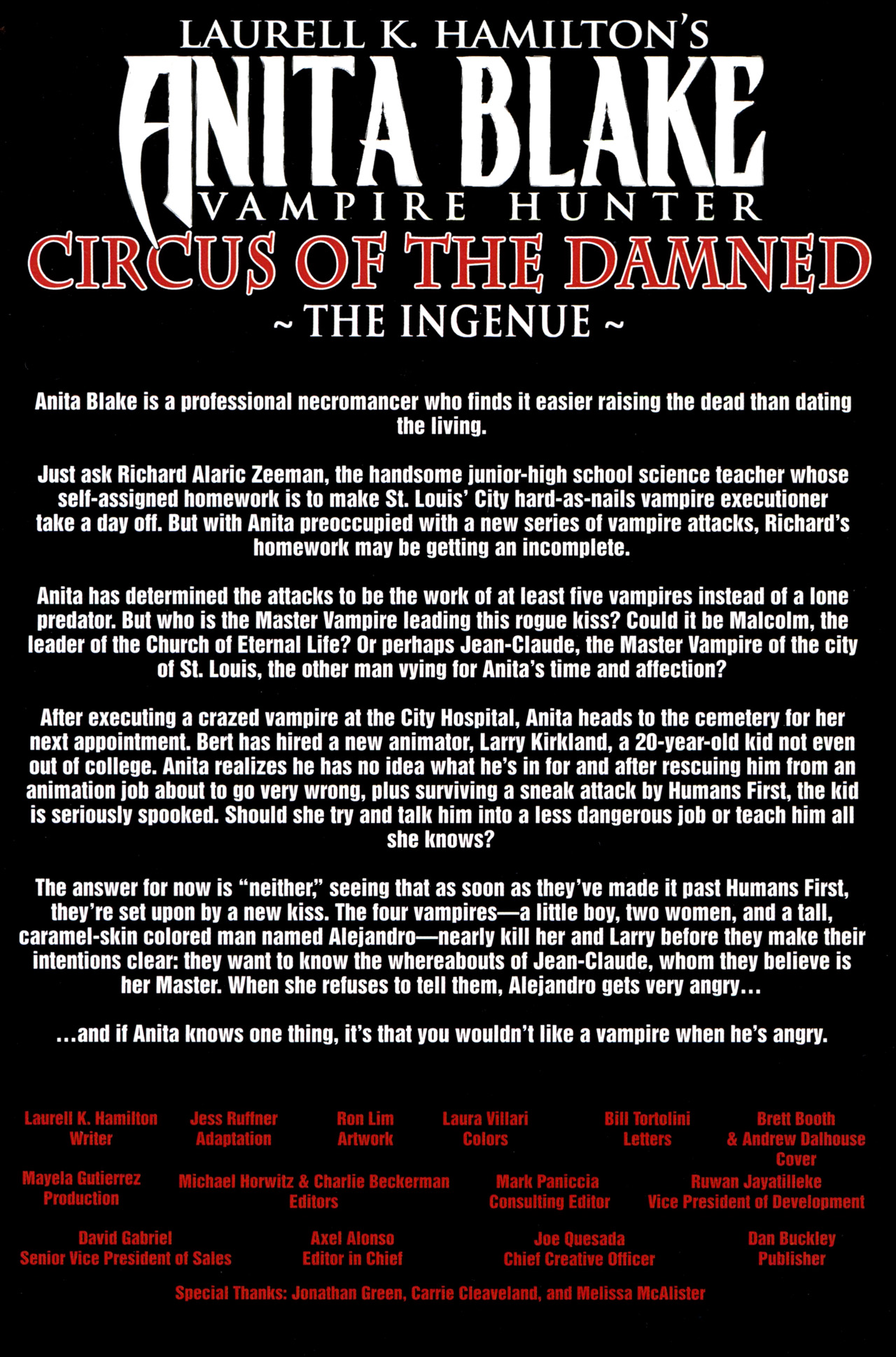 Read online Anita Blake, Vampire Hunter: Circus of the Damned - The Ingenue comic -  Issue #4 - 3